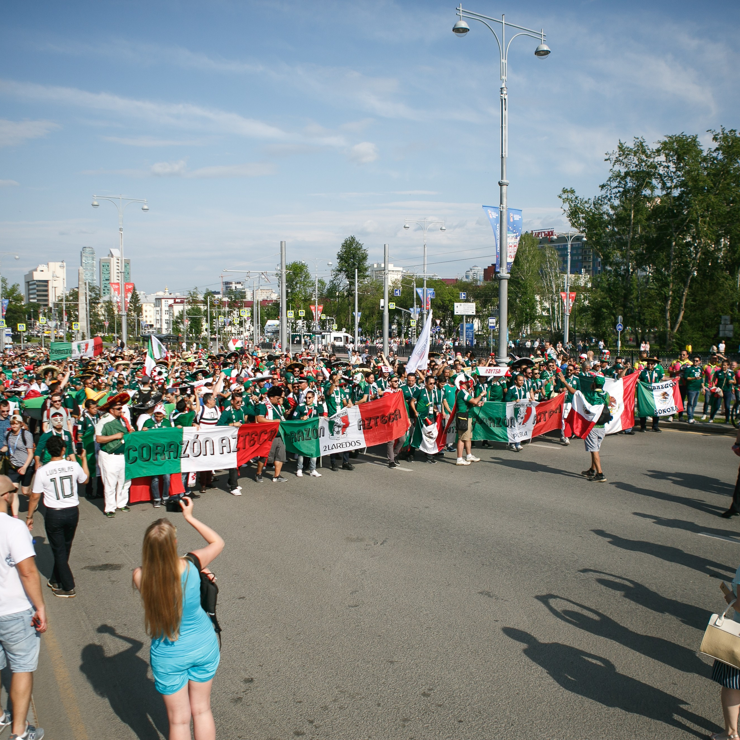Чемпионат мира по футболу Екатеринбург Fifa World Cup 2018. Фотограф Георгий Сапожников