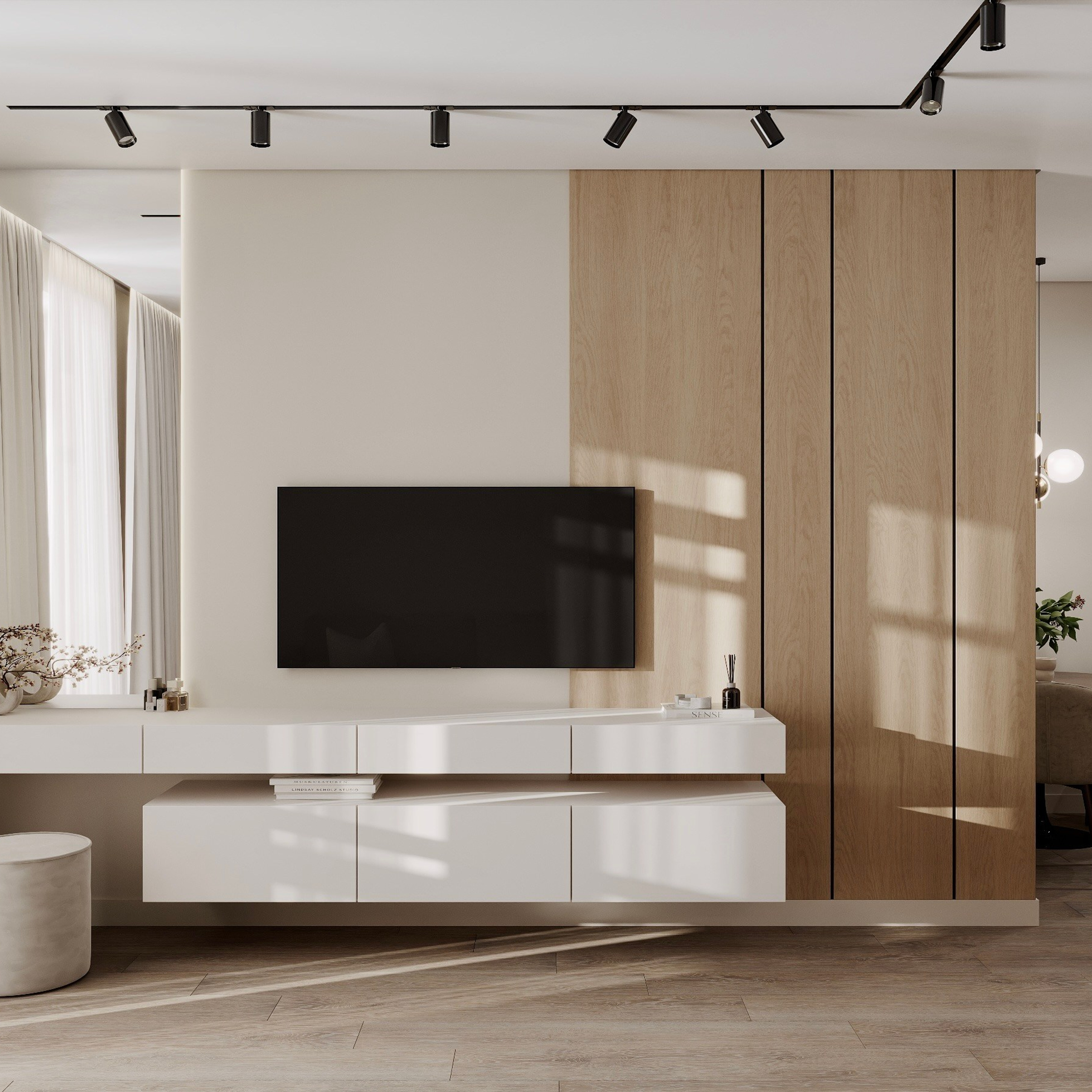 Студия 28 м². Дизайн интерьера