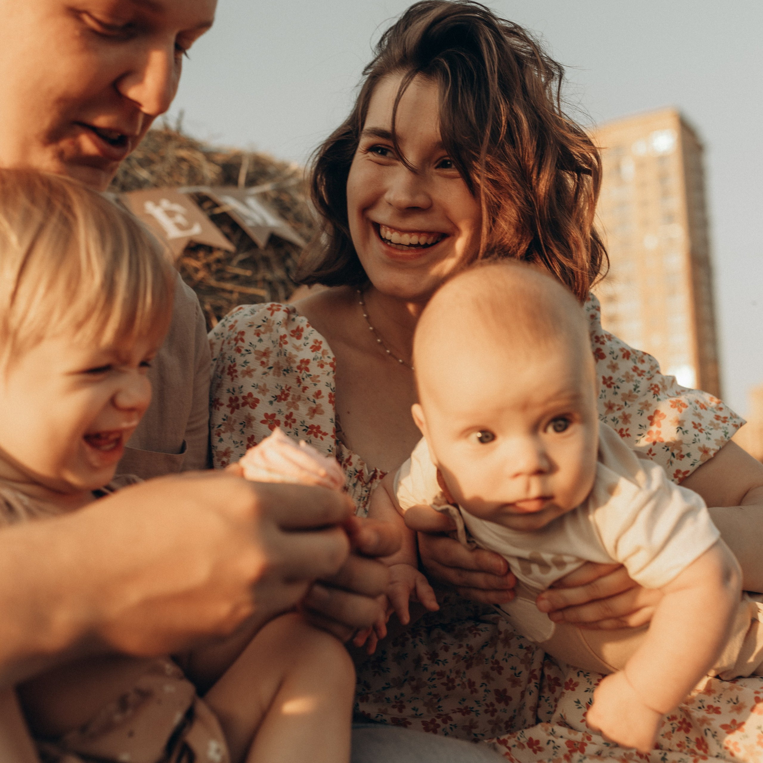 Семейная фотосессия. Летние закаты.