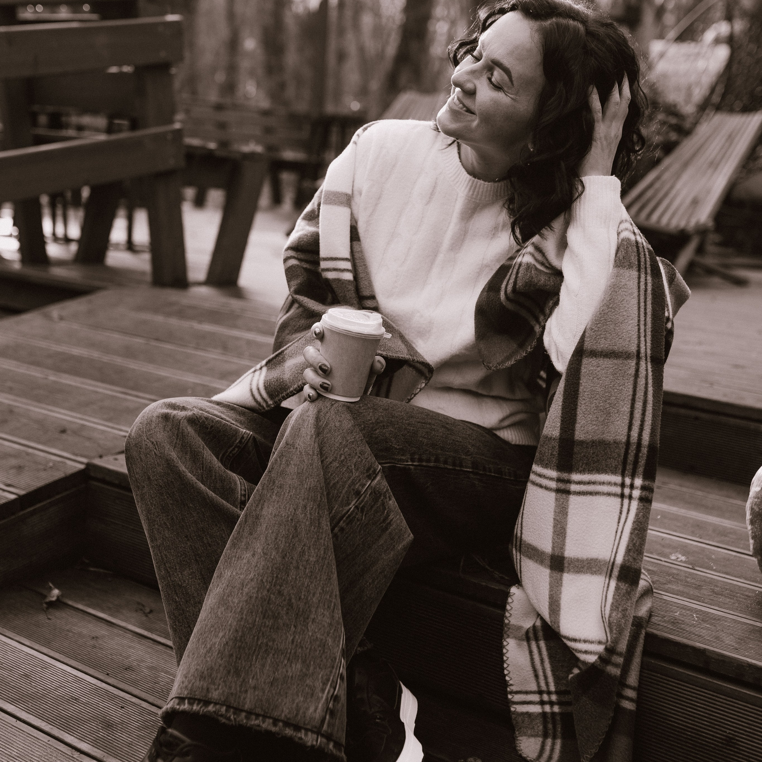 Осенняя прогулка с Кристиной.