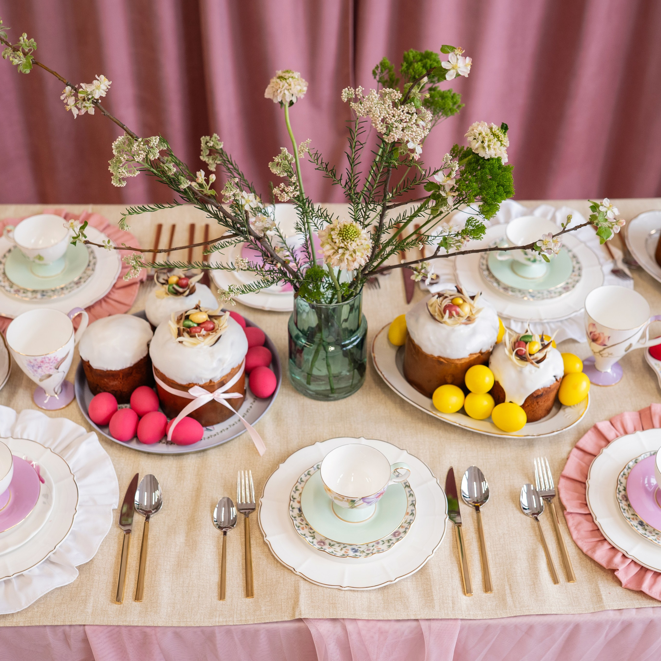 Пасхальная сервировка. Дизайнер в Москве Алла Зорина