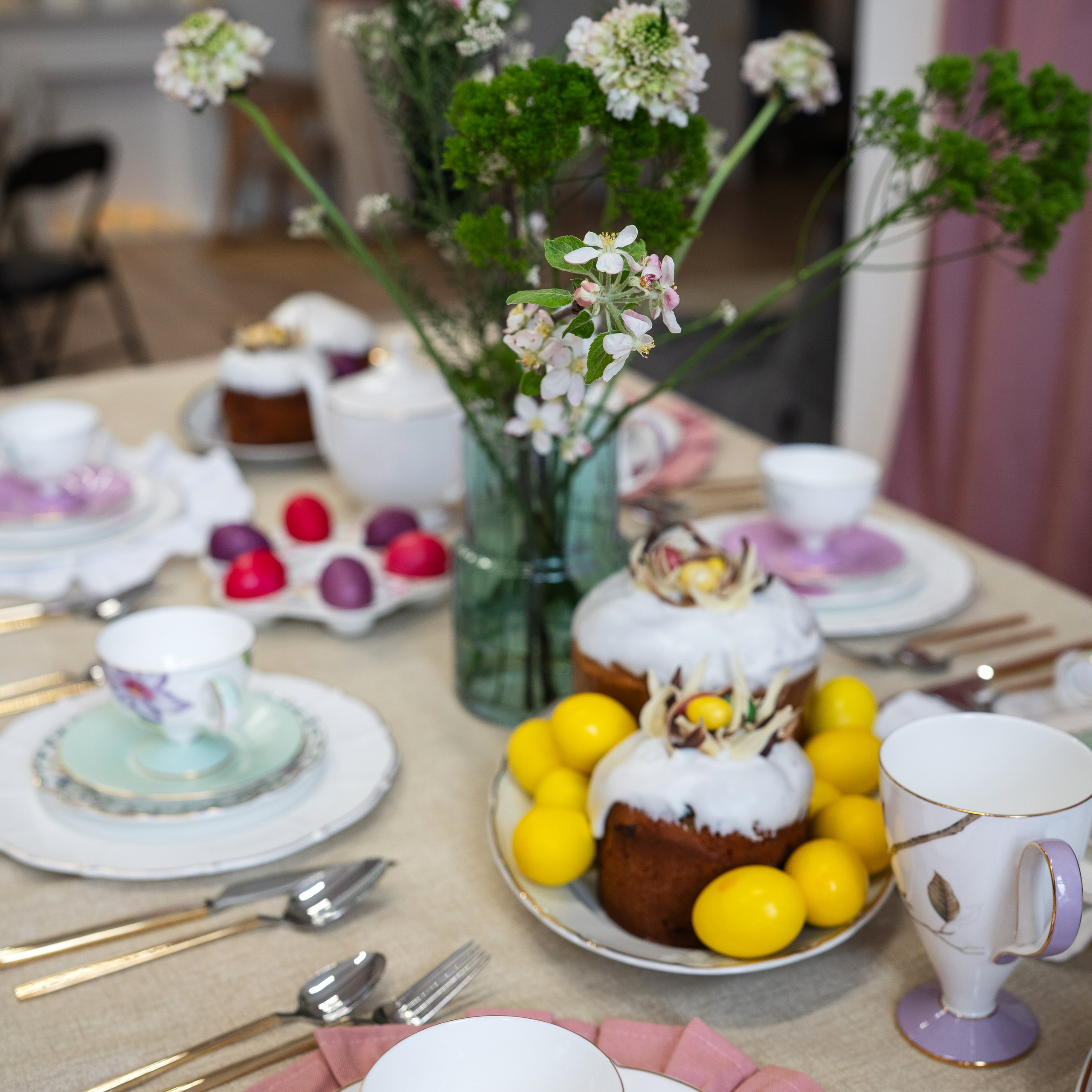 Пасхальная сервировка. Дизайнер в Москве Алла Зорина