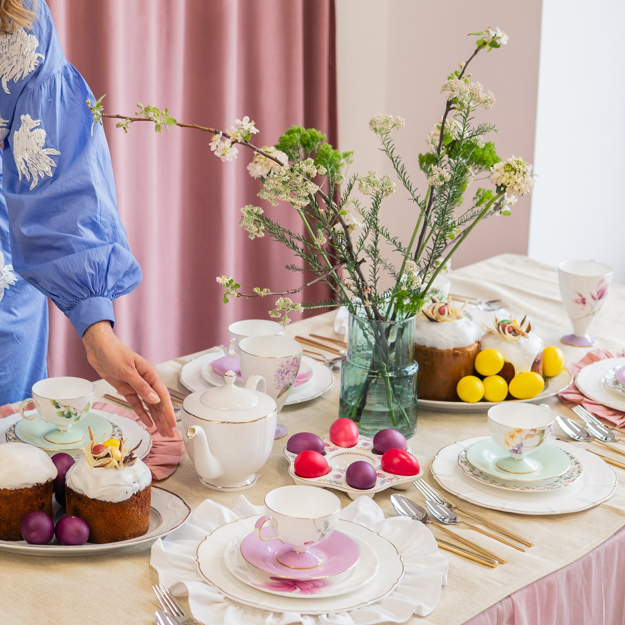 Пасхальная сервировка. Дизайнер в Москве Алла Зорина
