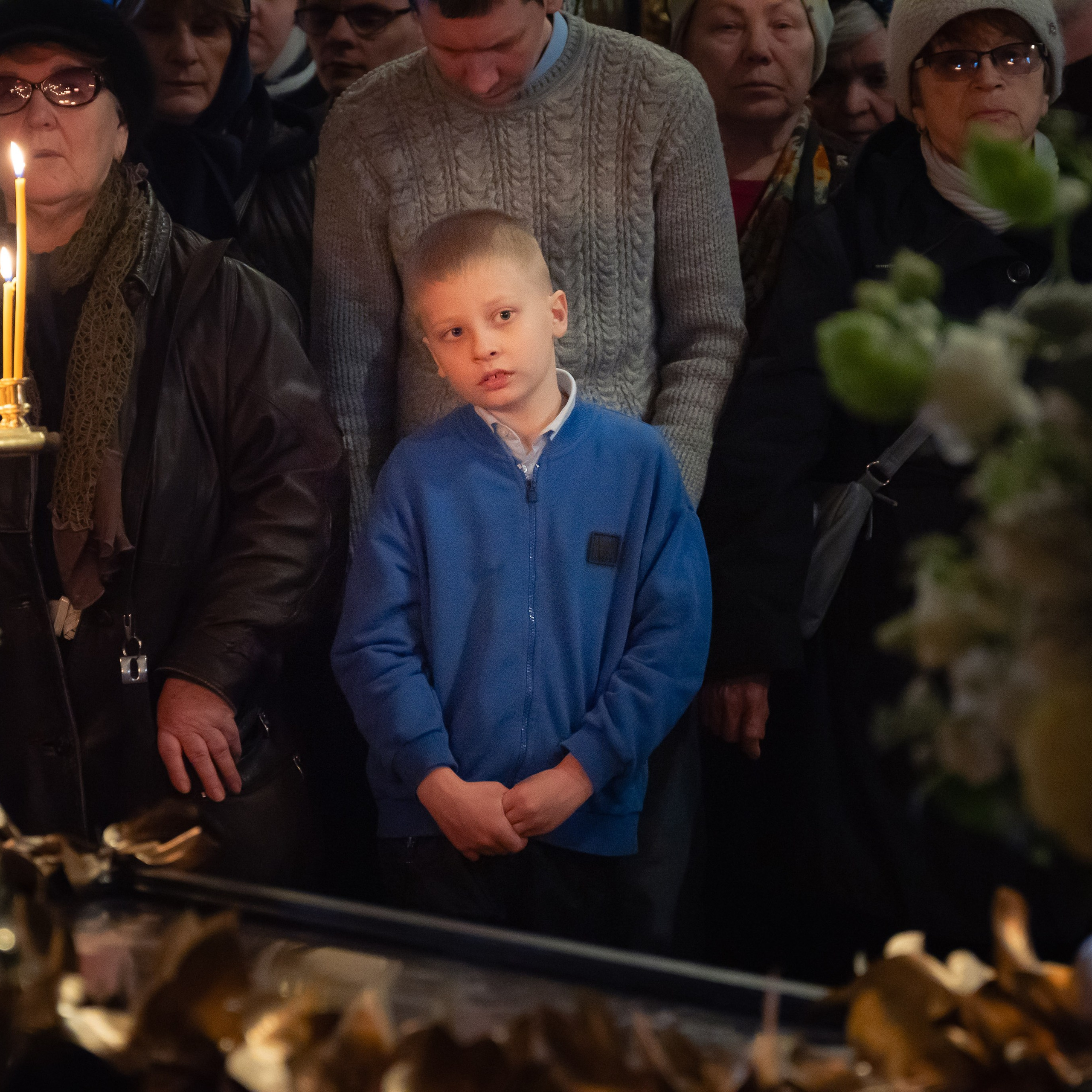 Антон и Татьяна Денисенко — В храме