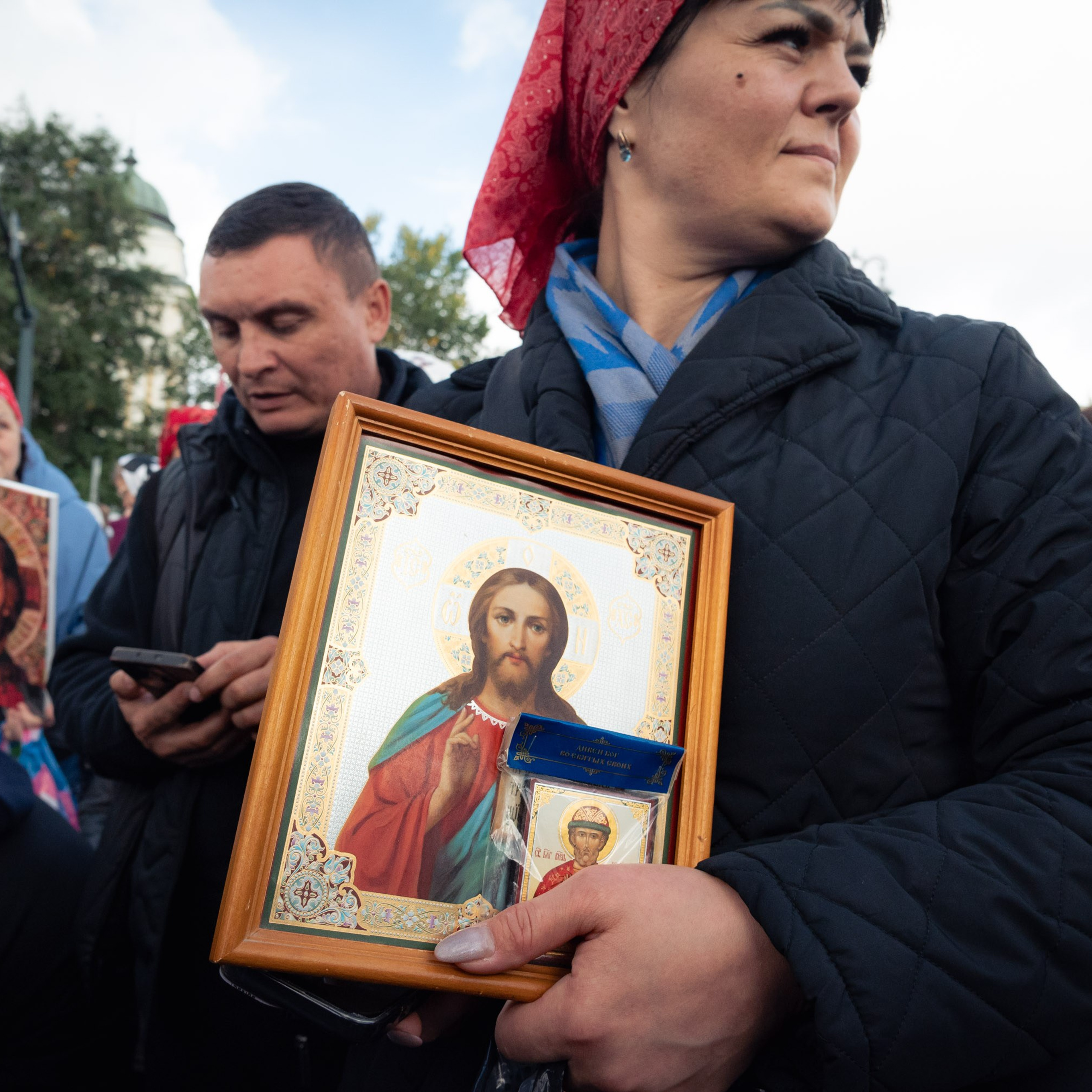 Антон и Татьяна Денисенко — В храме