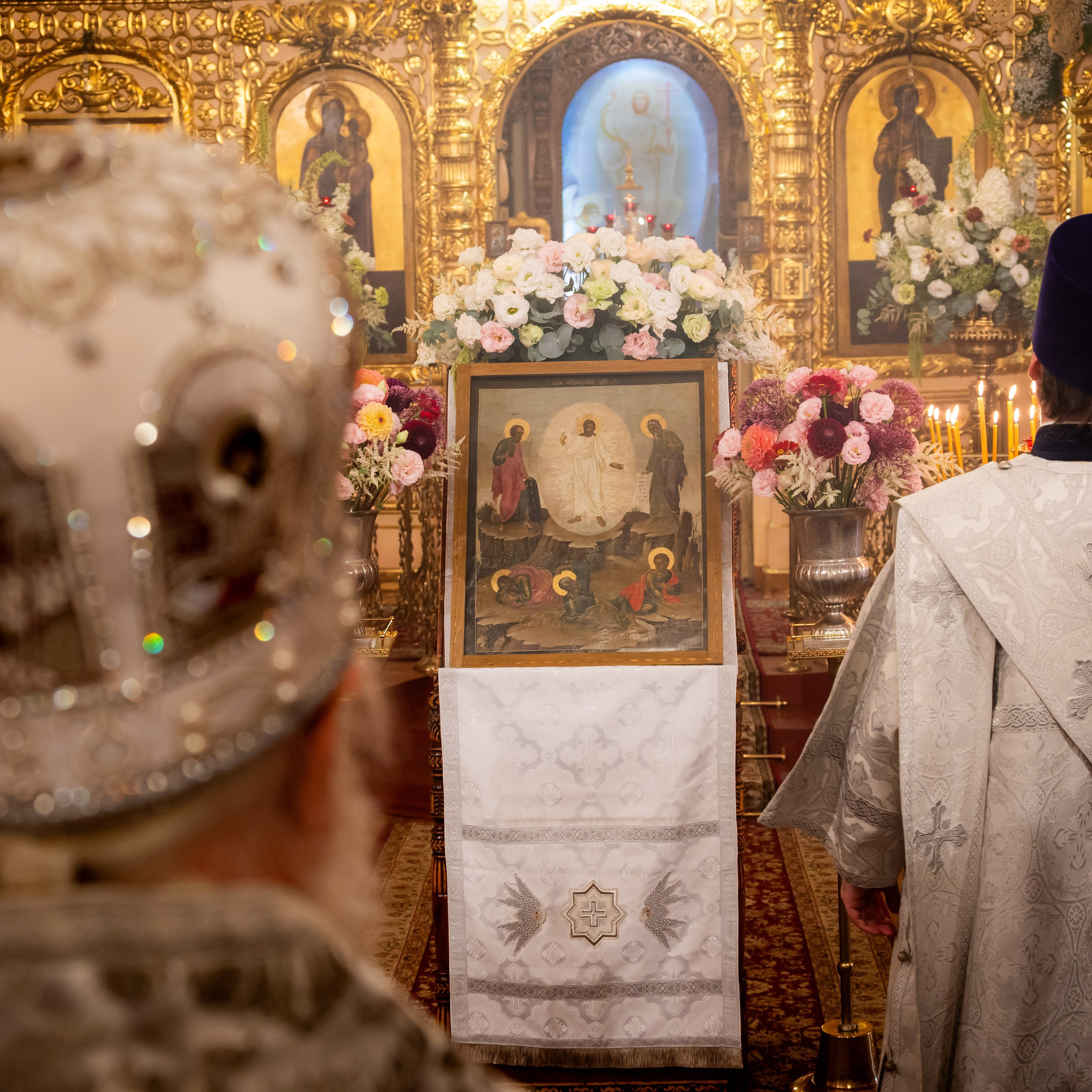 Антон и Татьяна Денисенко — В храме