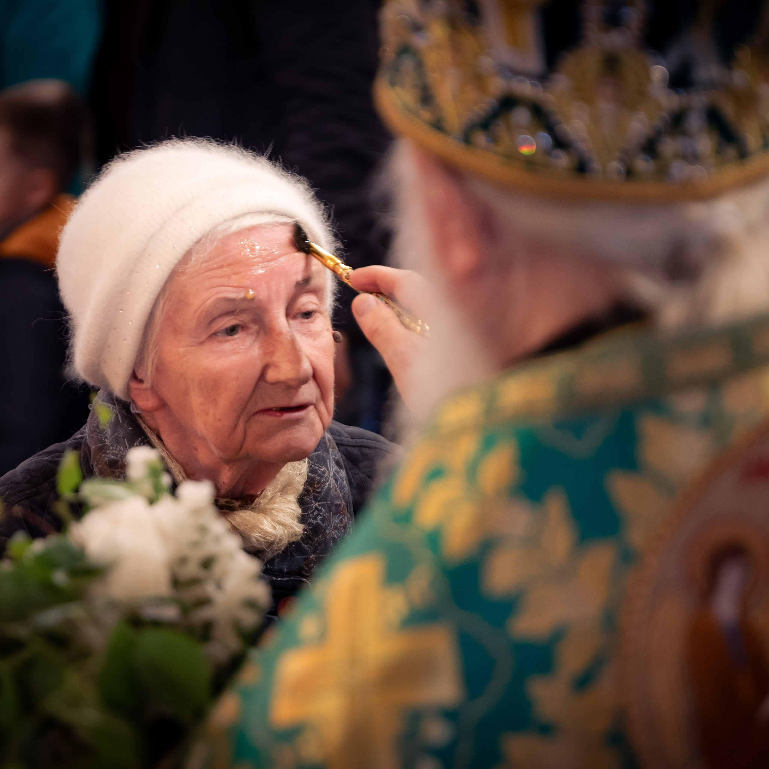 Антон и Татьяна Денисенко — В храме
