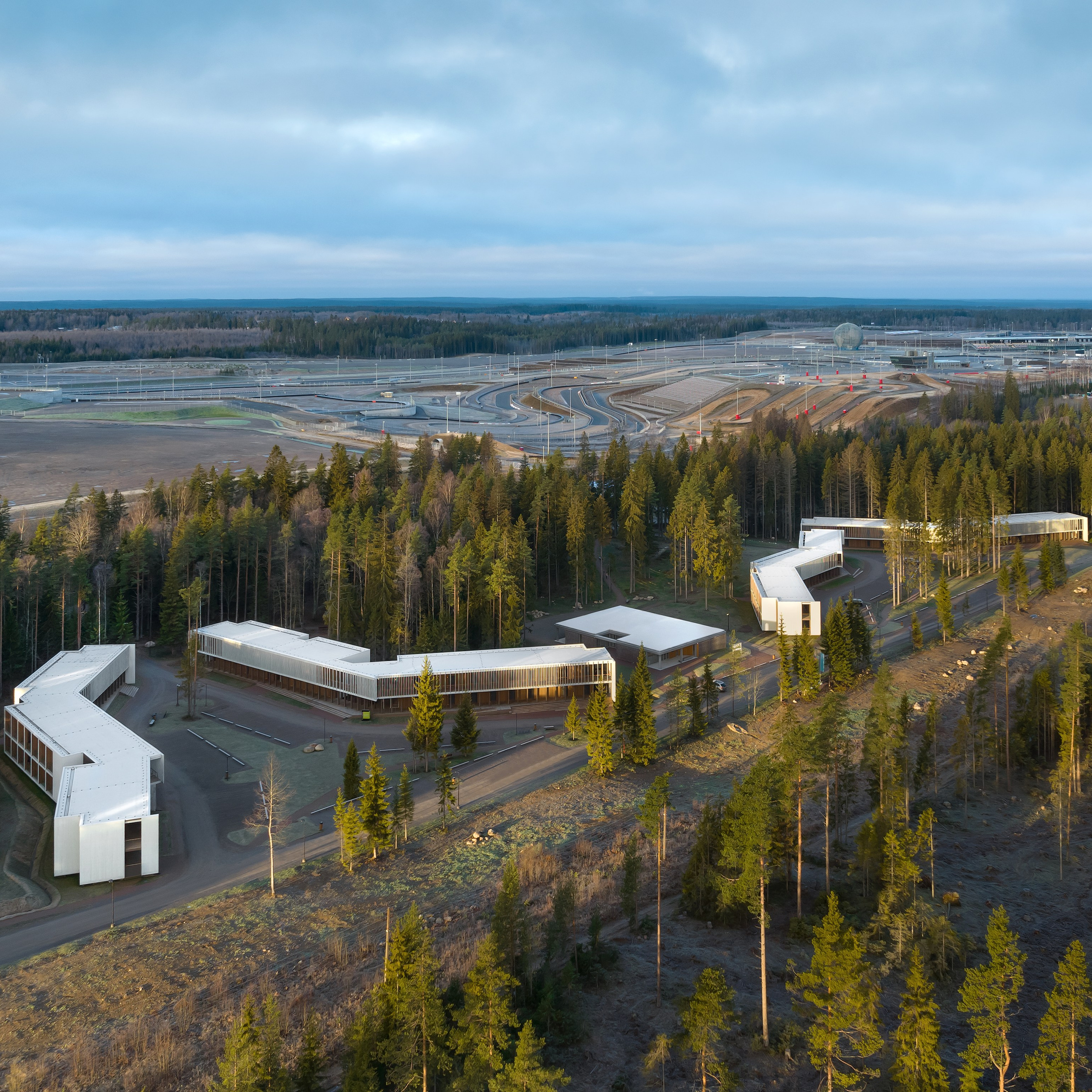 Отель Игора Сезоны. Аэросъёмка в России