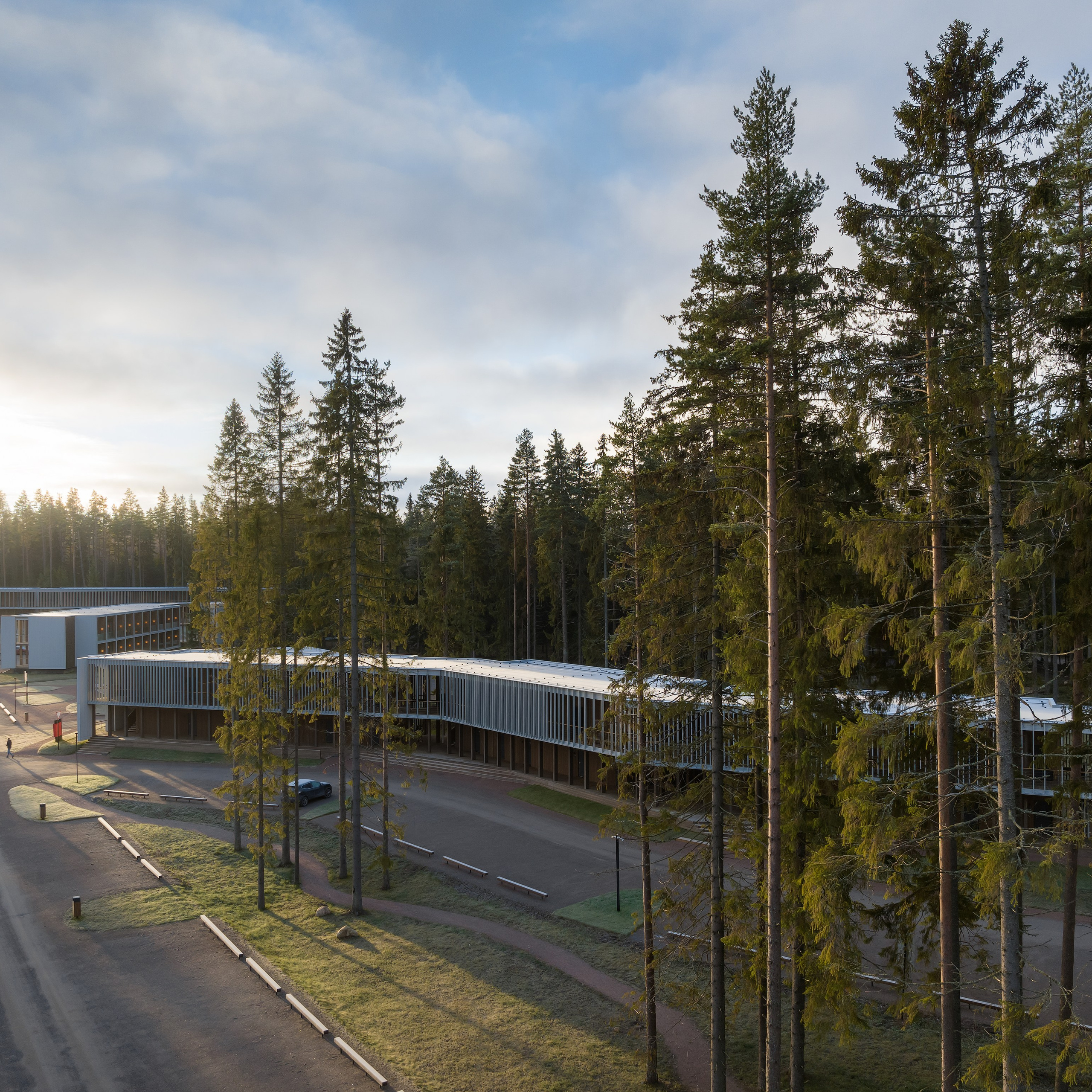 Отель Игора Сезоны. Аэросъёмка в России