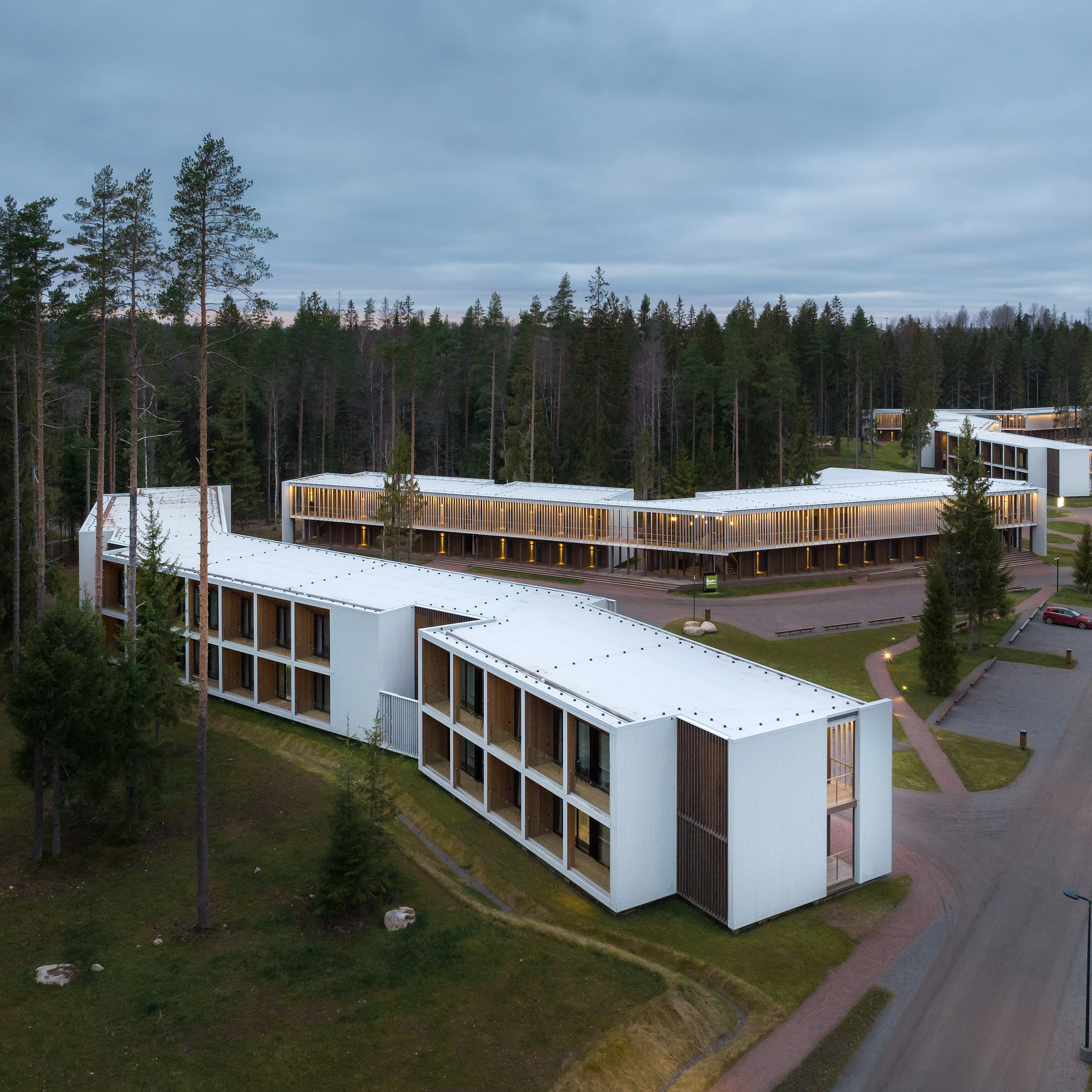 Отель Игора Сезоны. Аэросъёмка в России