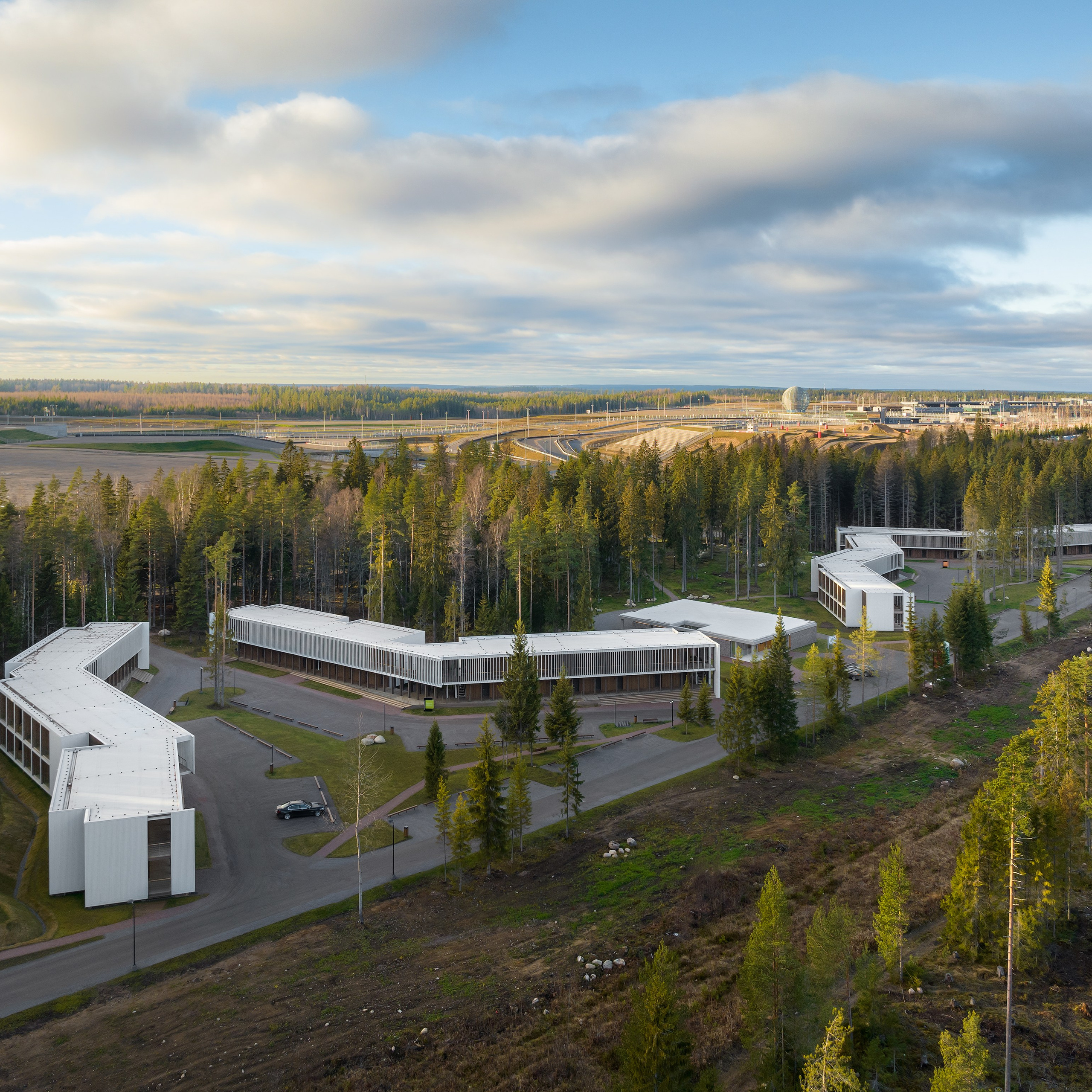 Отель Игора Сезоны. Аэросъёмка в России