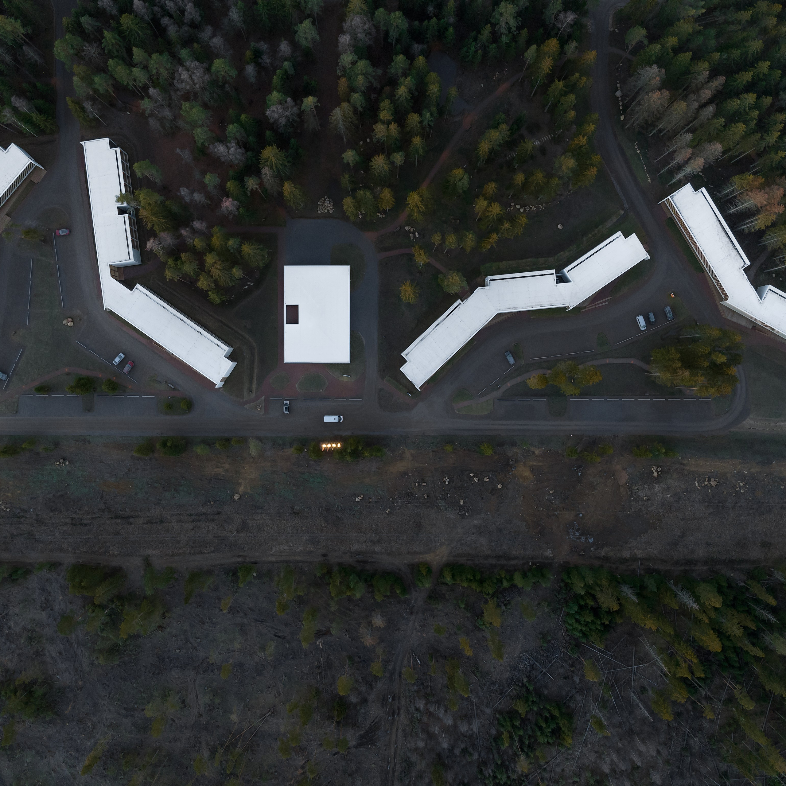 Отель Игора Сезоны. Аэросъёмка в России