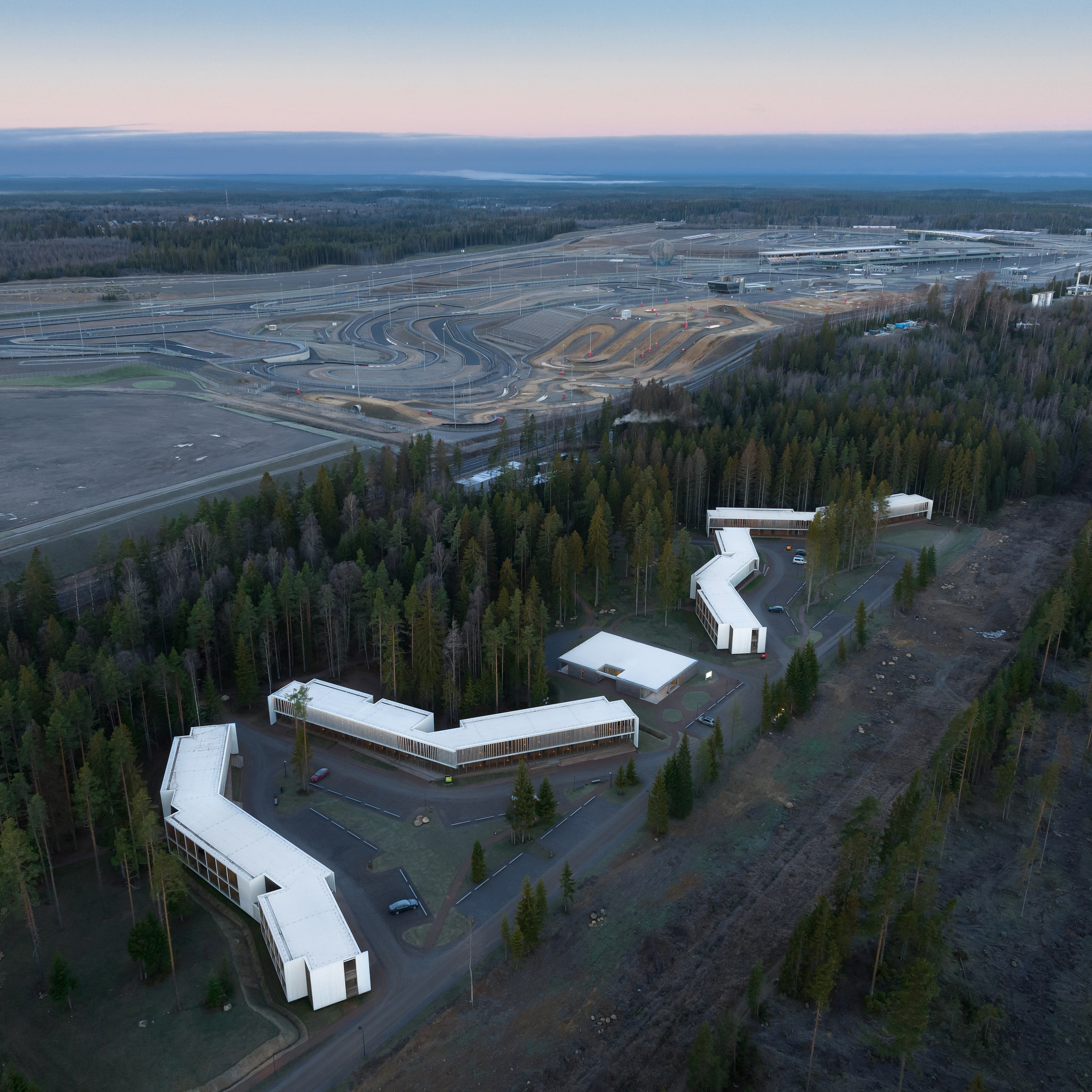 Отель Игора Сезоны. Аэросъёмка в России