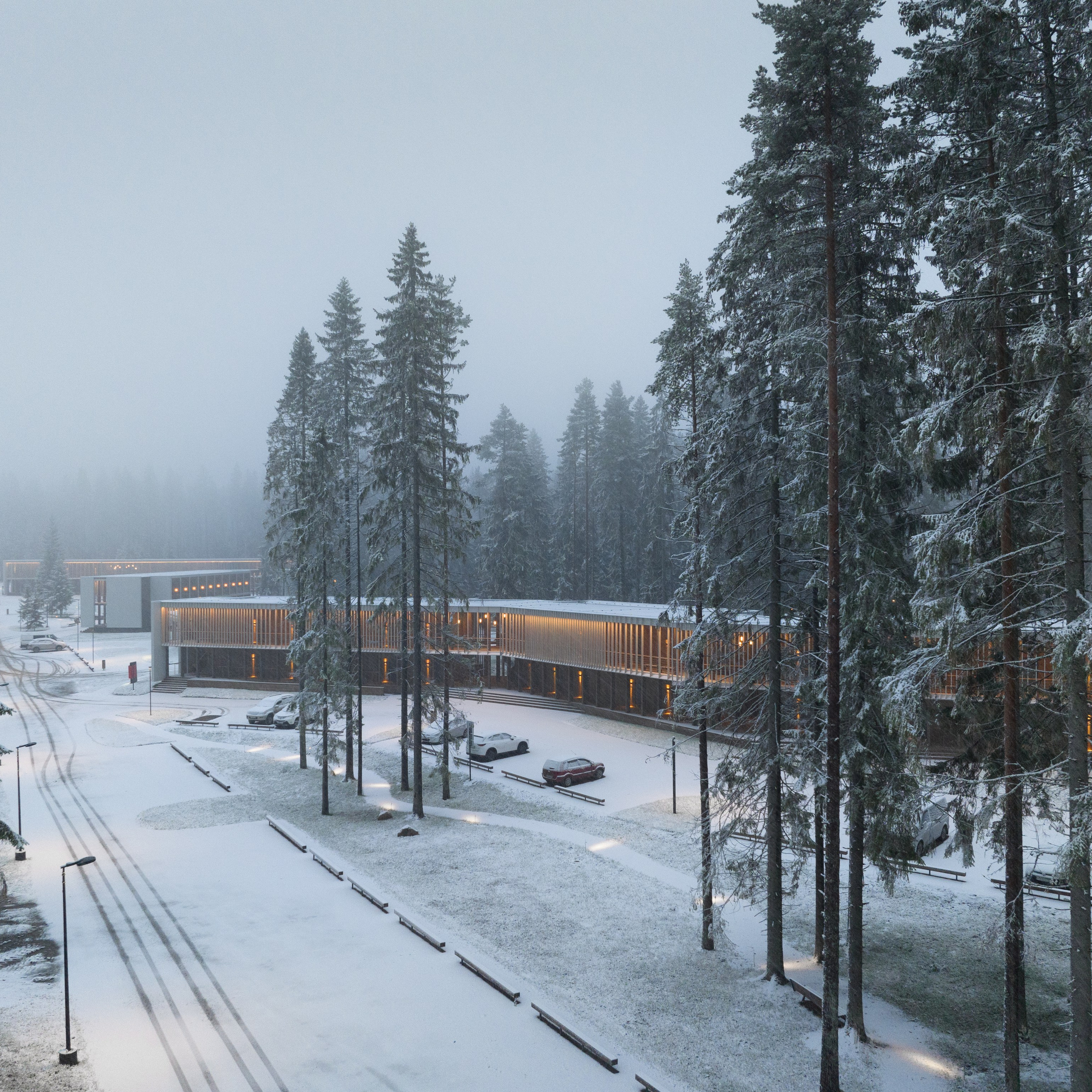 Отель Игора Сезоны. Аэросъёмка в России