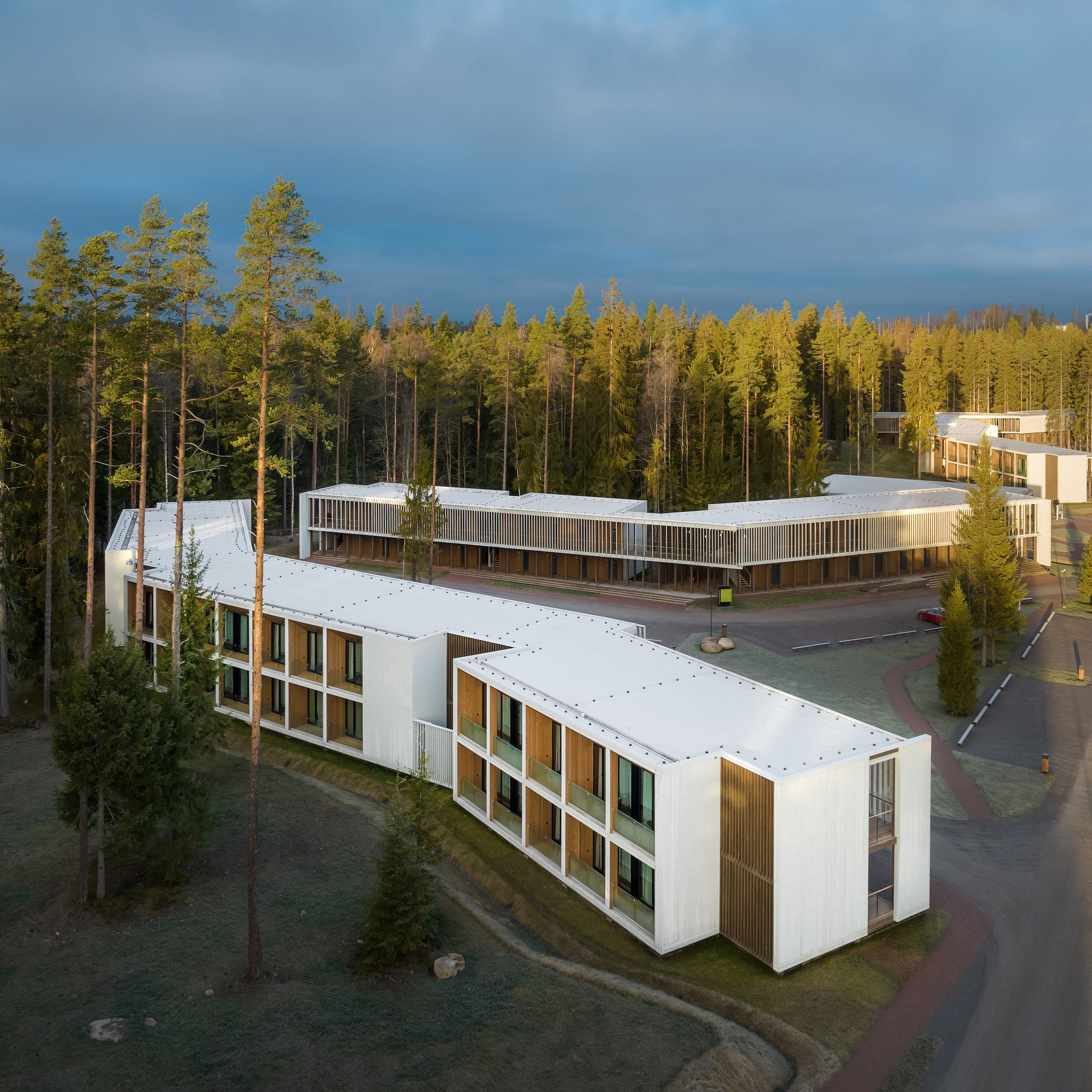 Отель Игора Сезоны. Аэросъёмка в России