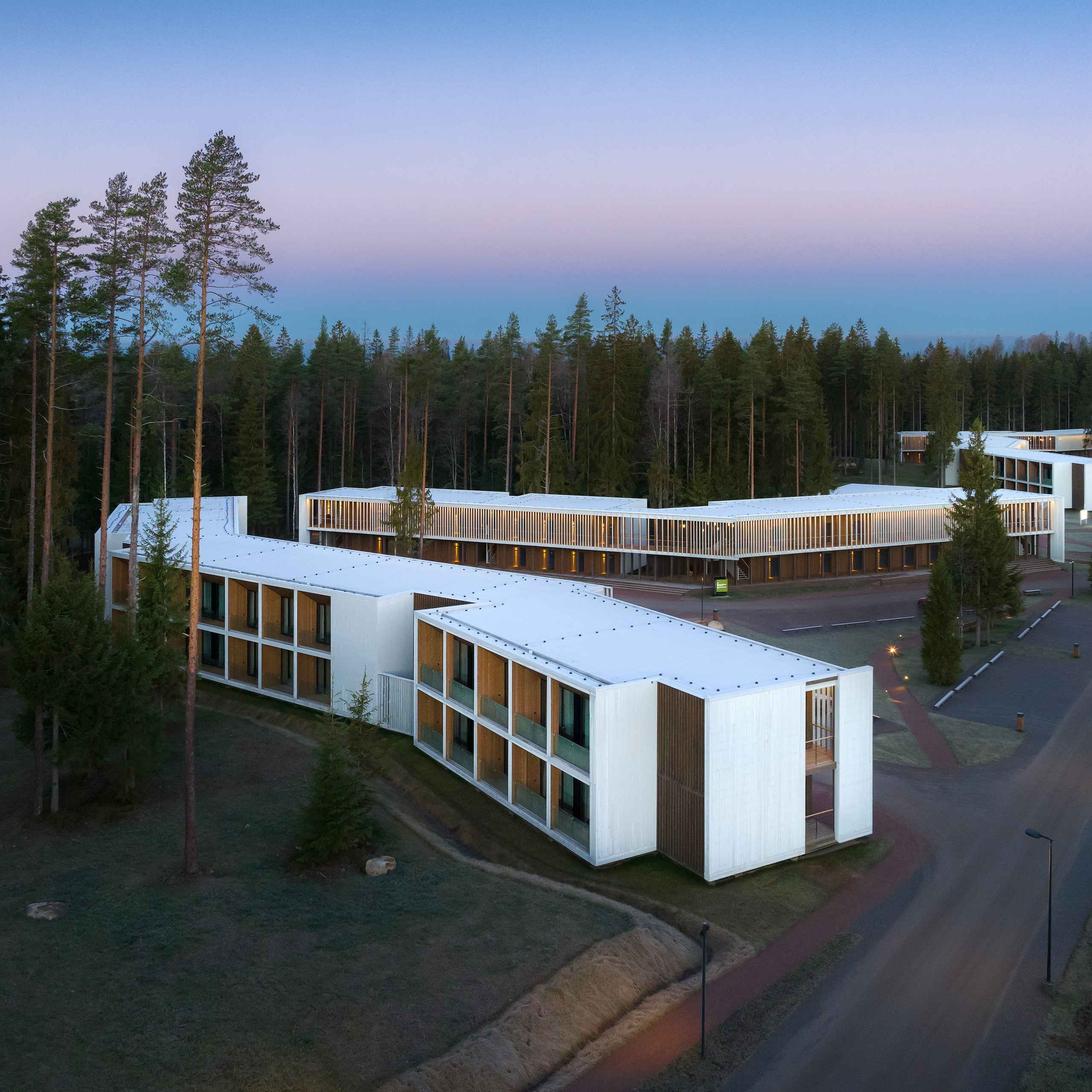 Отель Игора Сезоны. Аэросъёмка в России