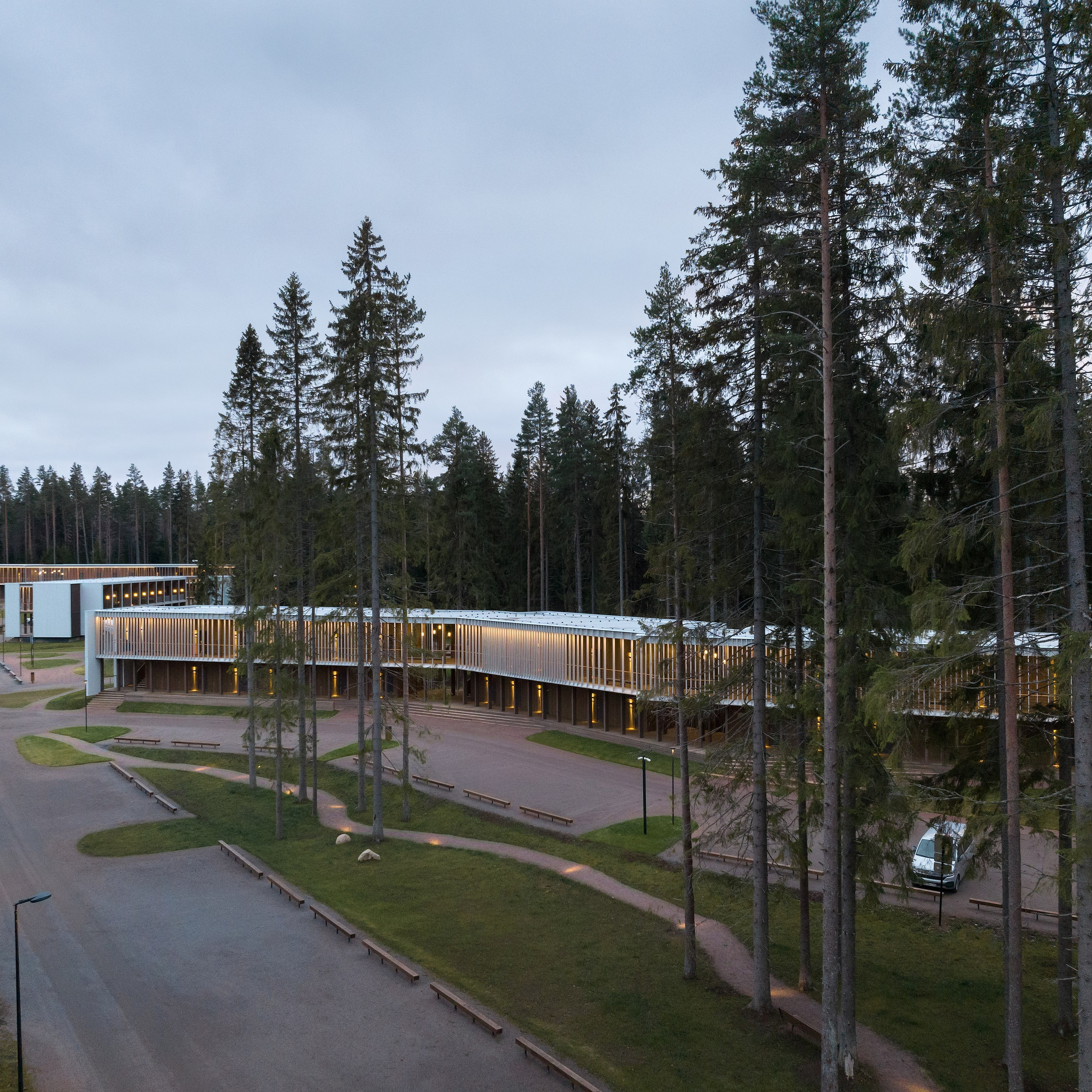 Отель Игора Сезоны. Аэросъёмка в России