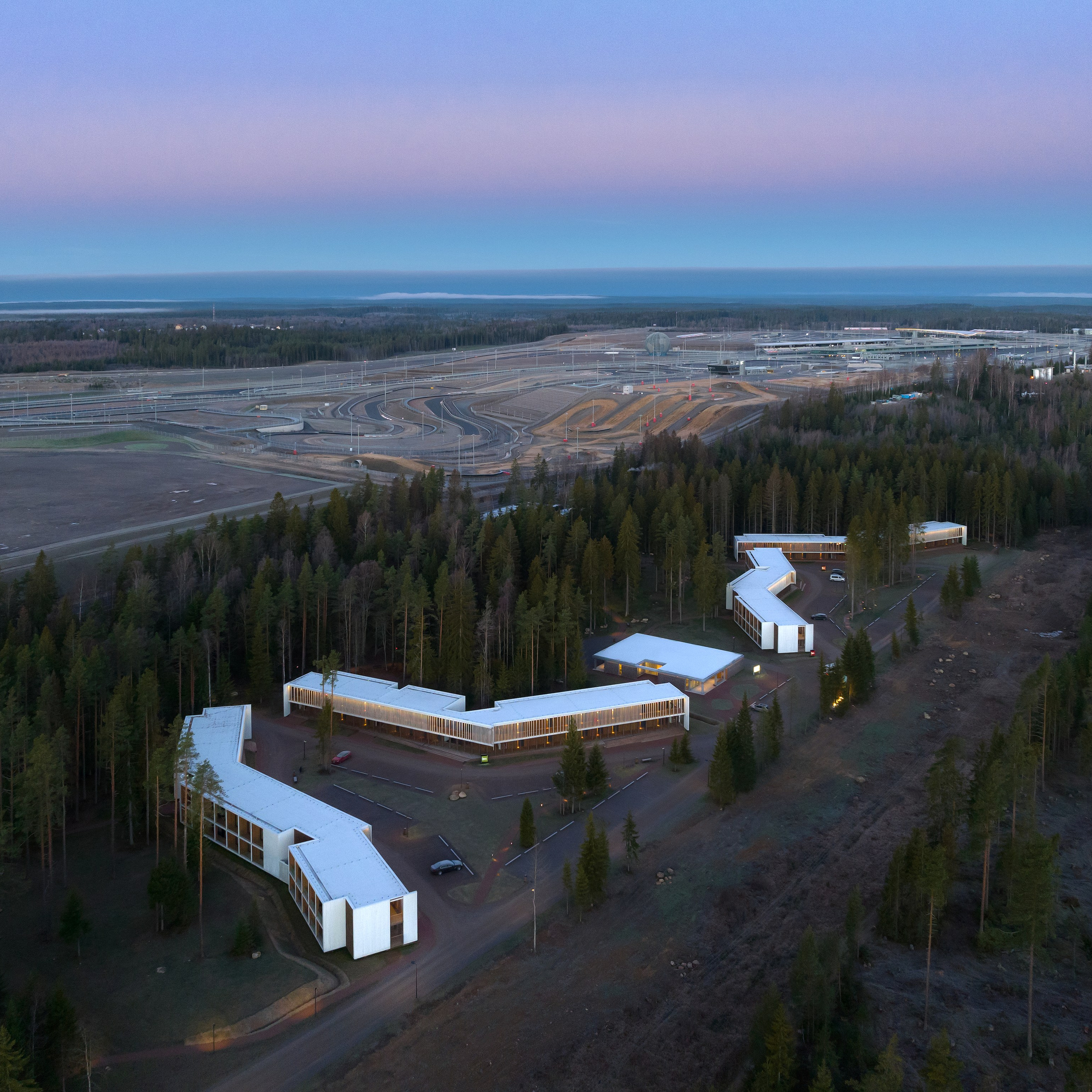 Отель Игора Сезоны. Аэросъёмка в России