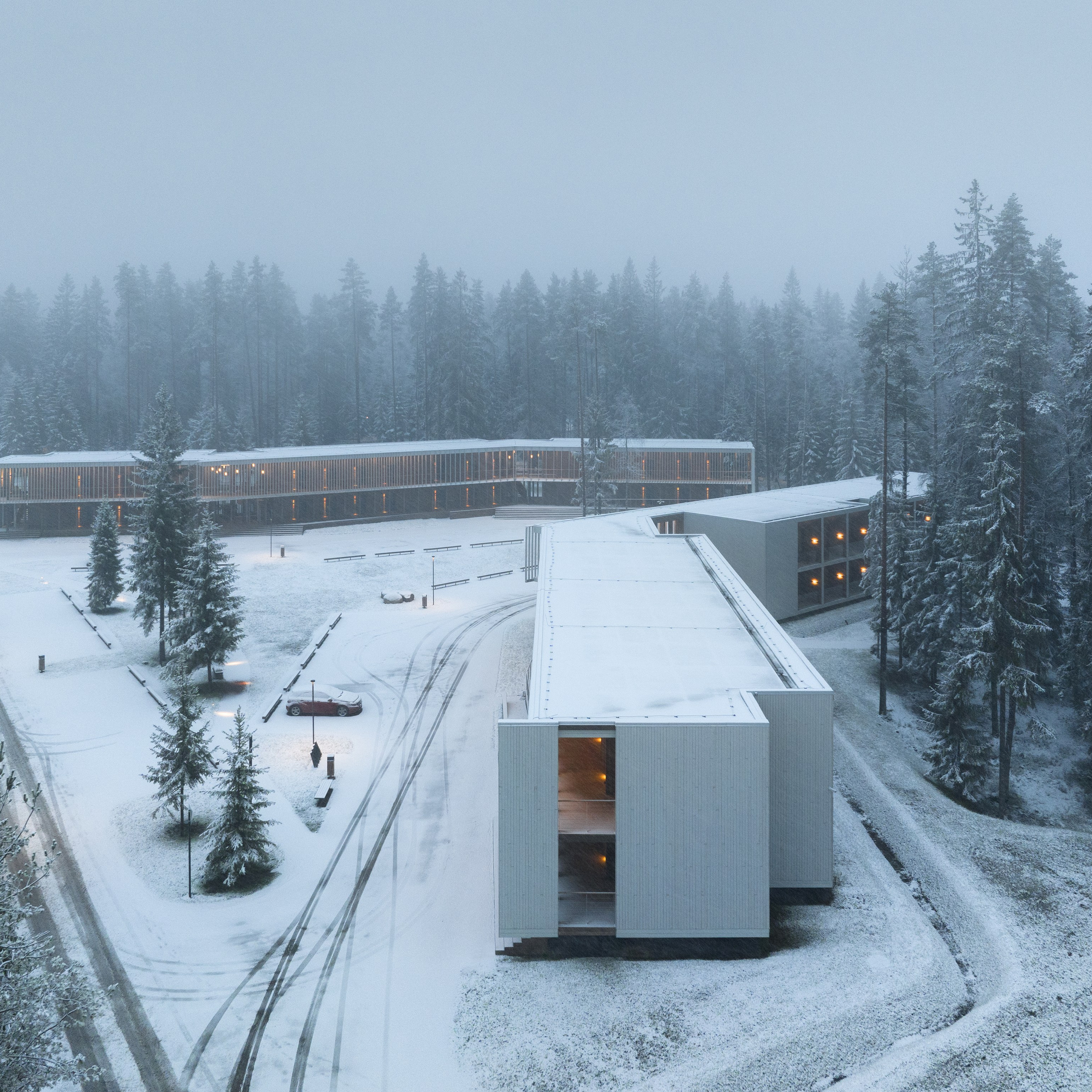 Отель Игора Сезоны. Аэросъёмка в России