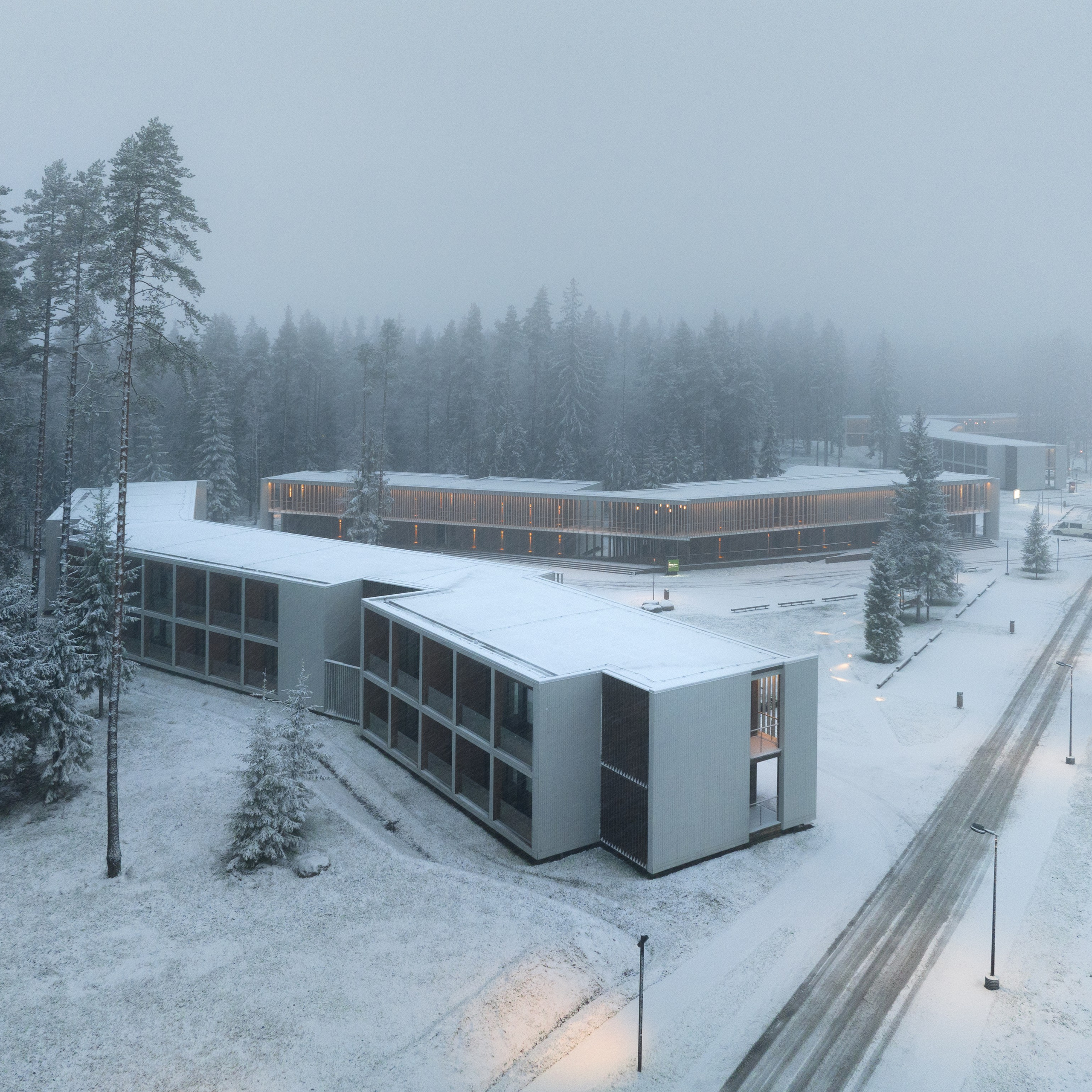 Отель Игора Сезоны. Аэросъёмка в России