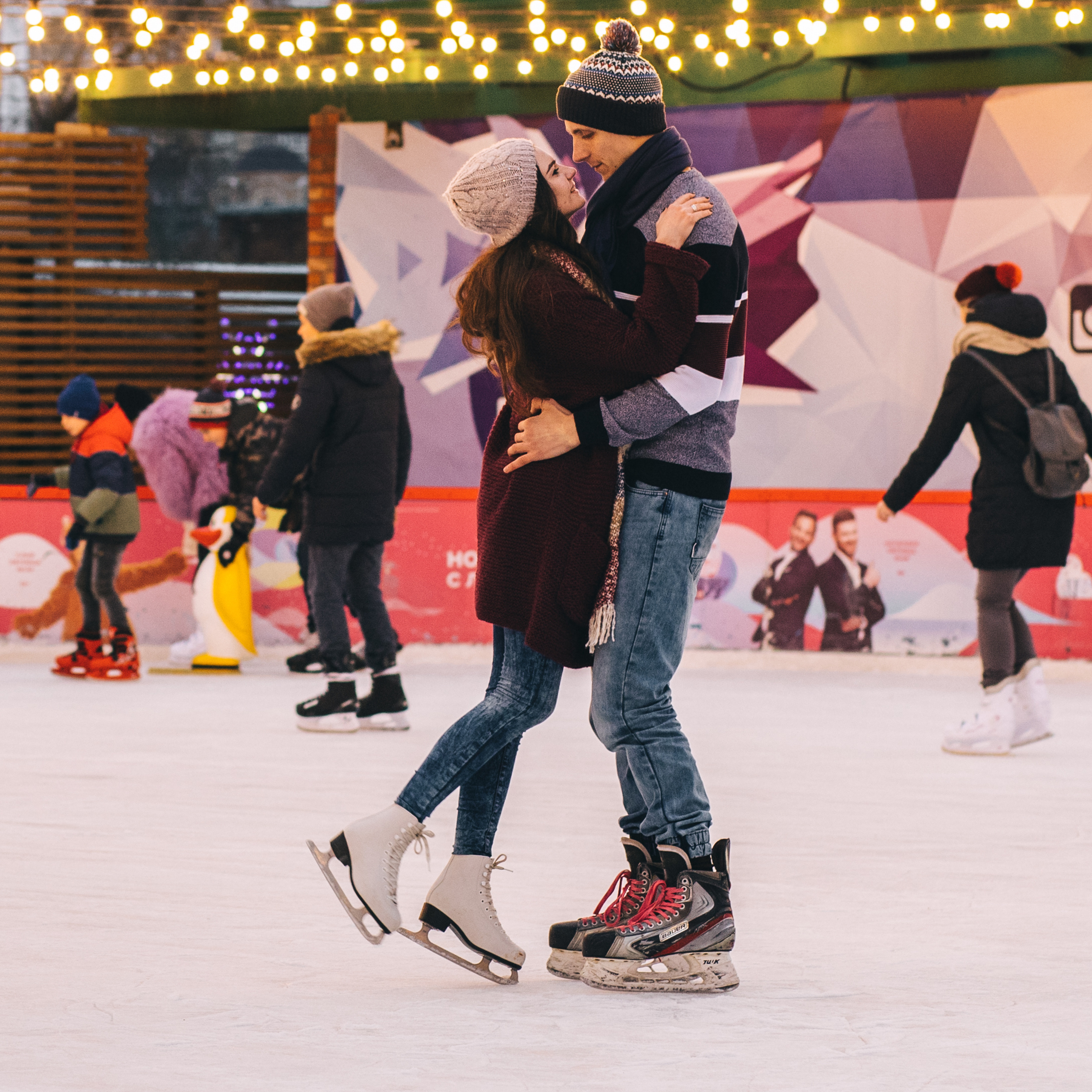 Любовь, коньки и улыбки...