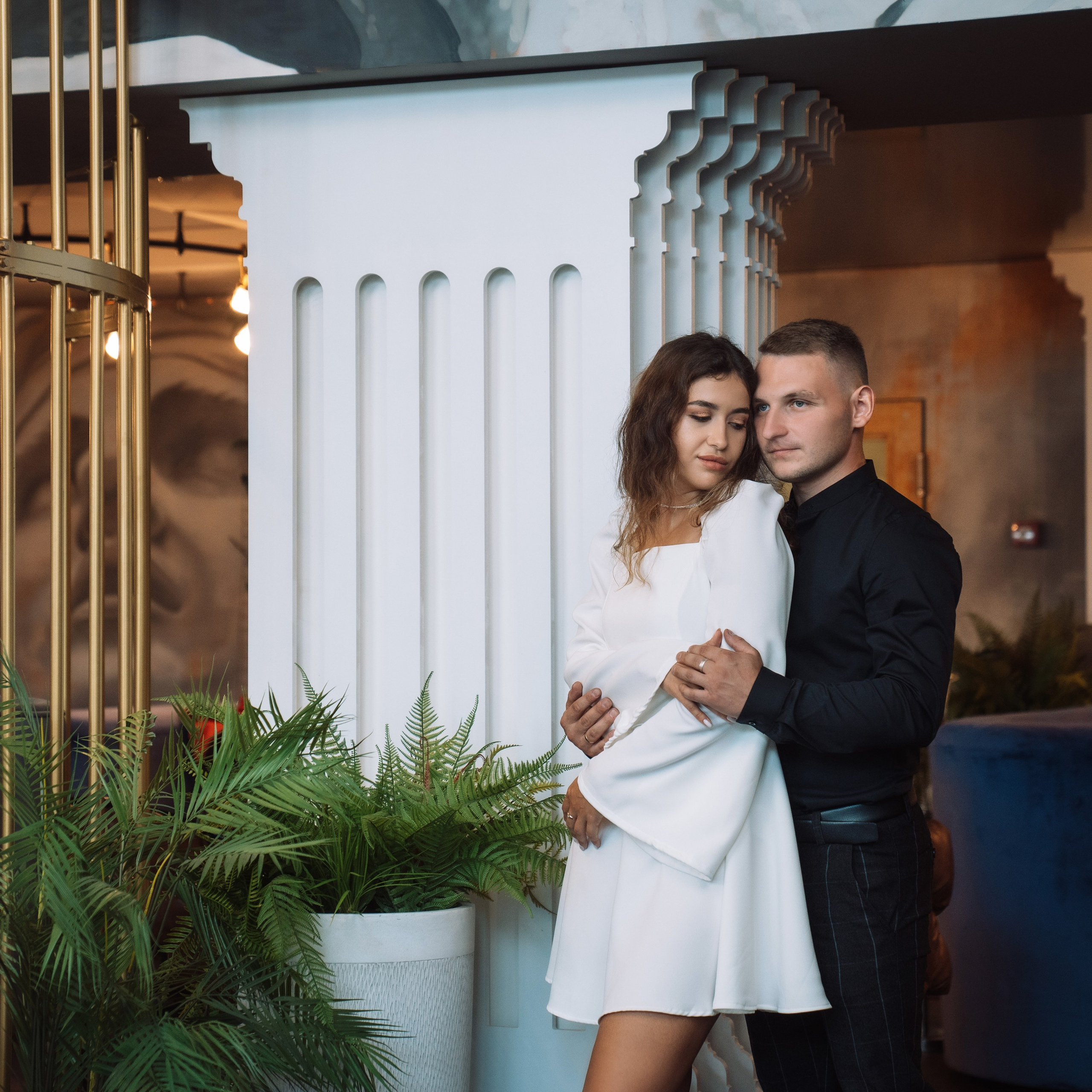 Михаил и Наталья. Свадебная съемка в ресторане