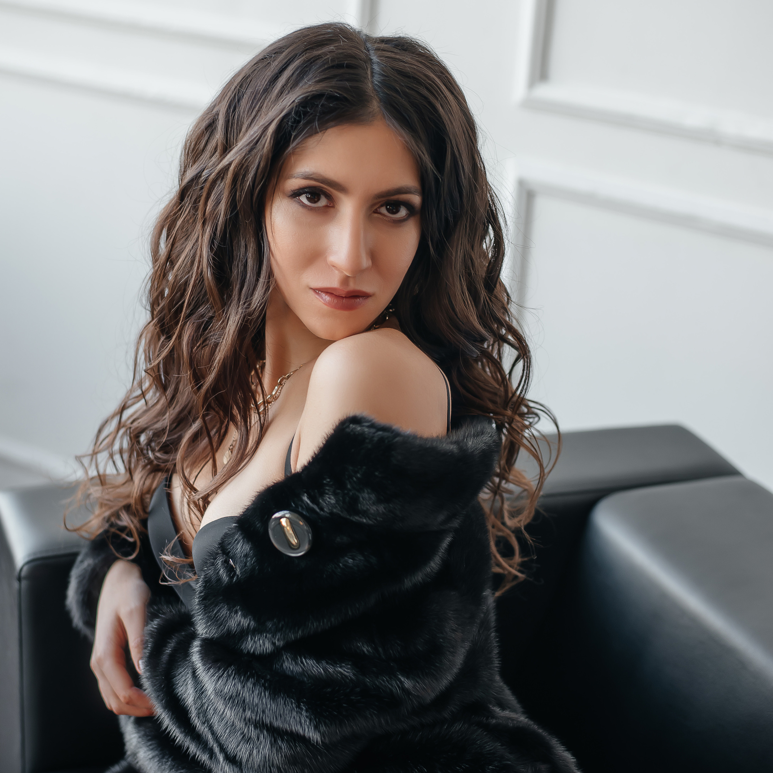 Фотосессия в студии, два образа