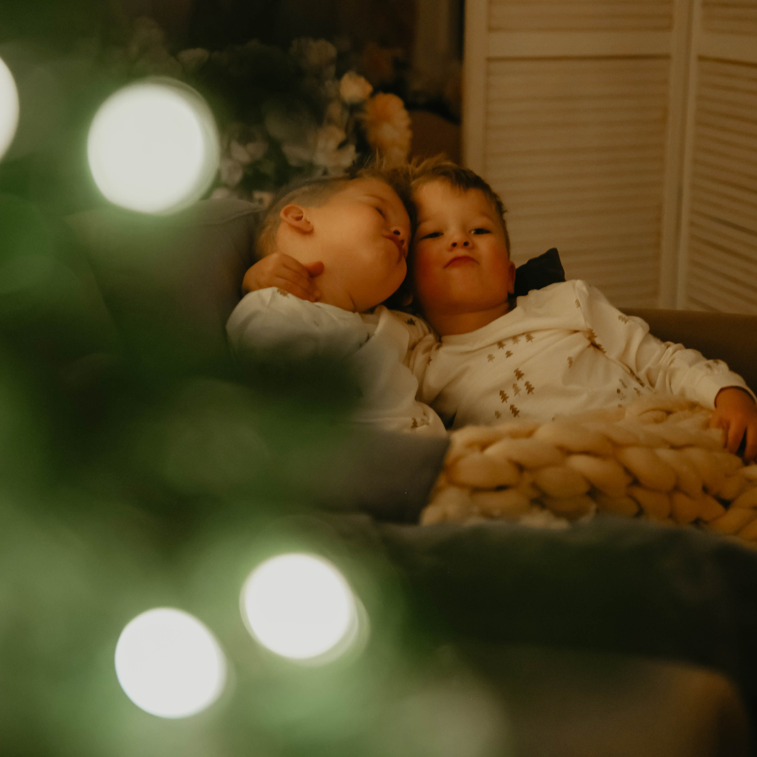 Новогодняя. Саша+Андрей+дети