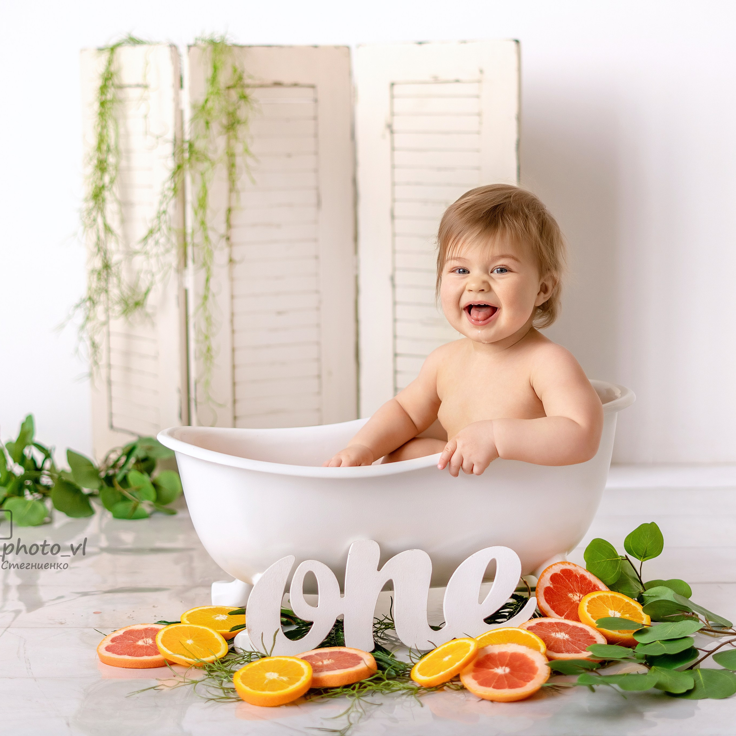 Ванночка. Детский и семейный фотограф в Москве Анастасия Стегниенко