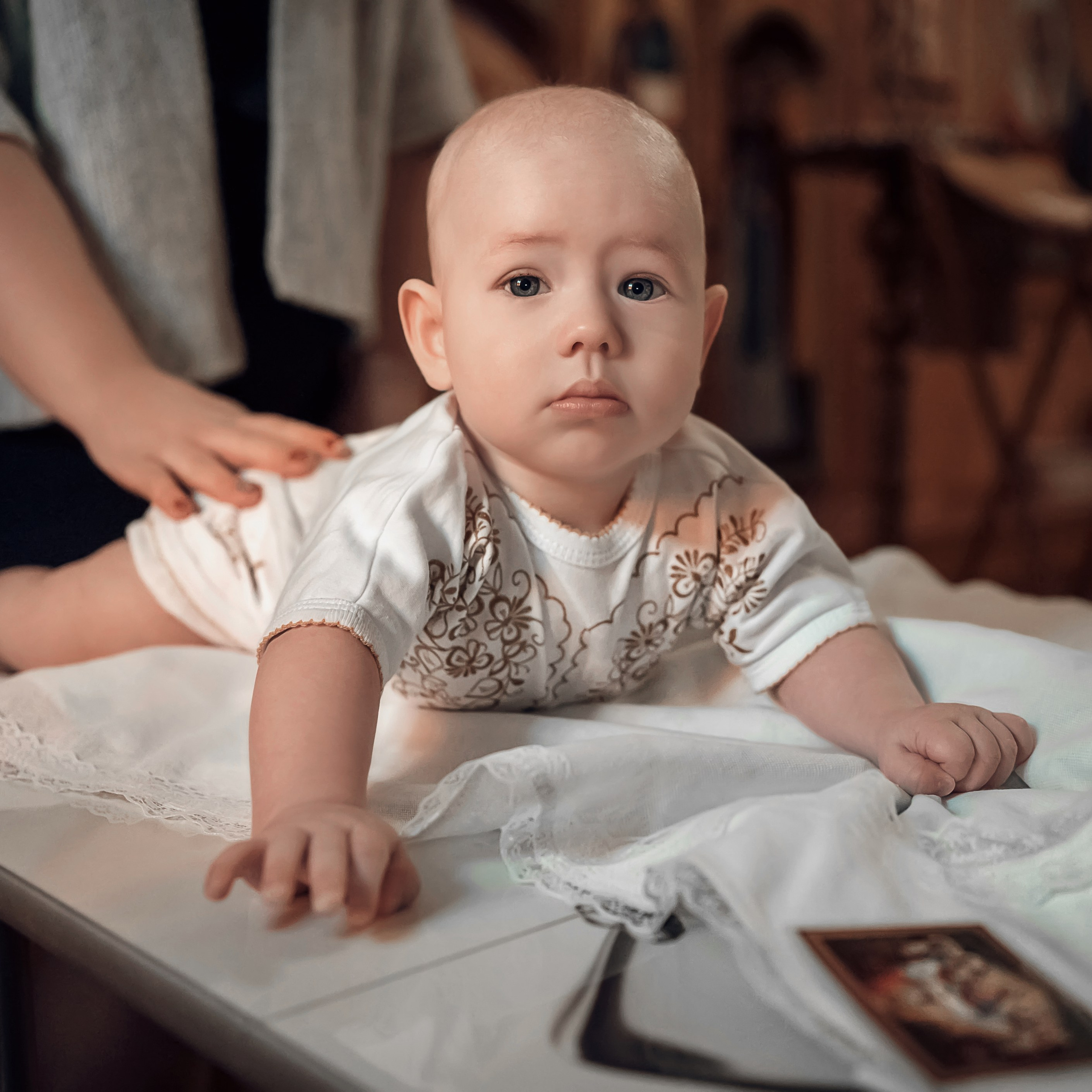 Крещение в храме Прп.Серафима Саровского село Дедилово