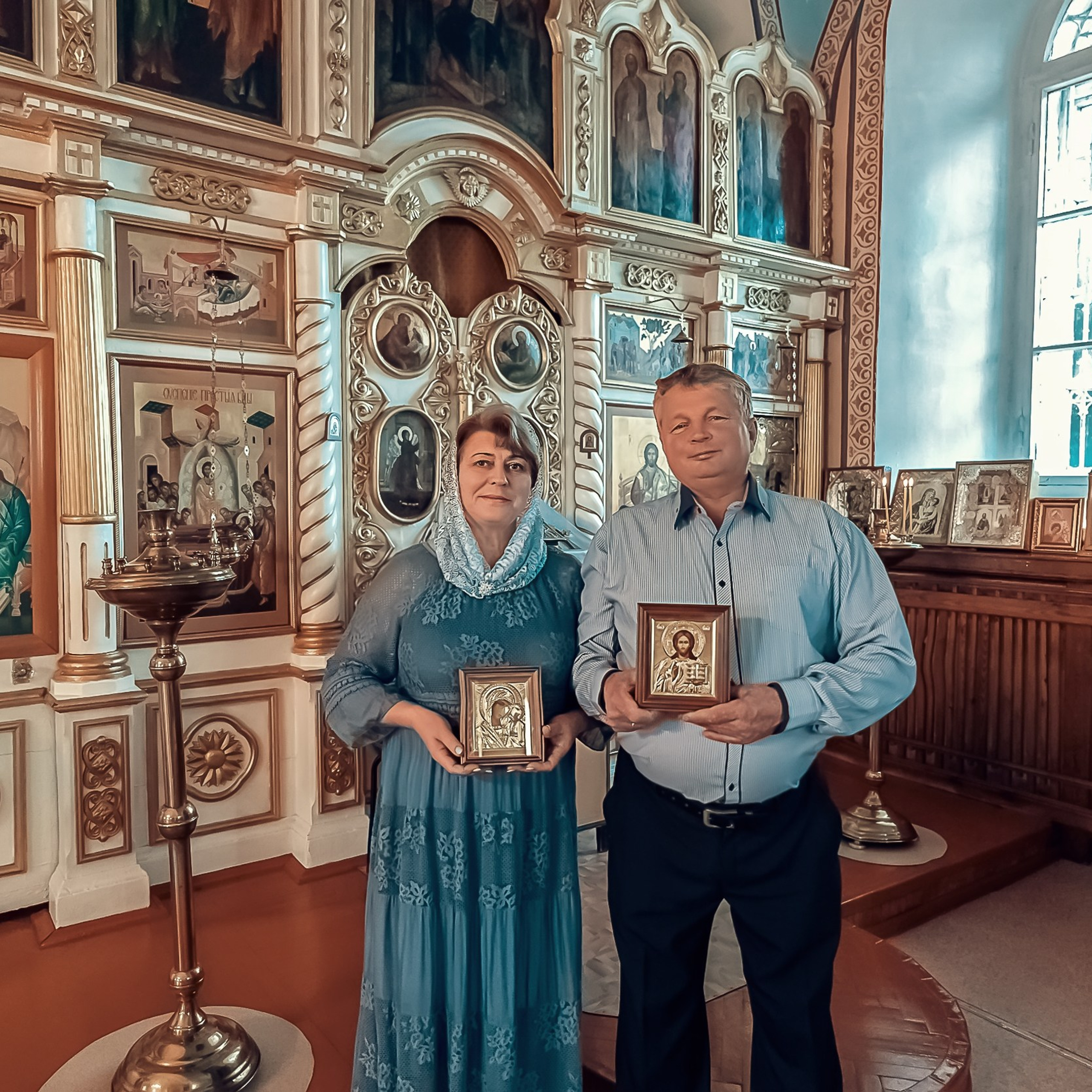 Венчание в Покровском храме село Новоселебное