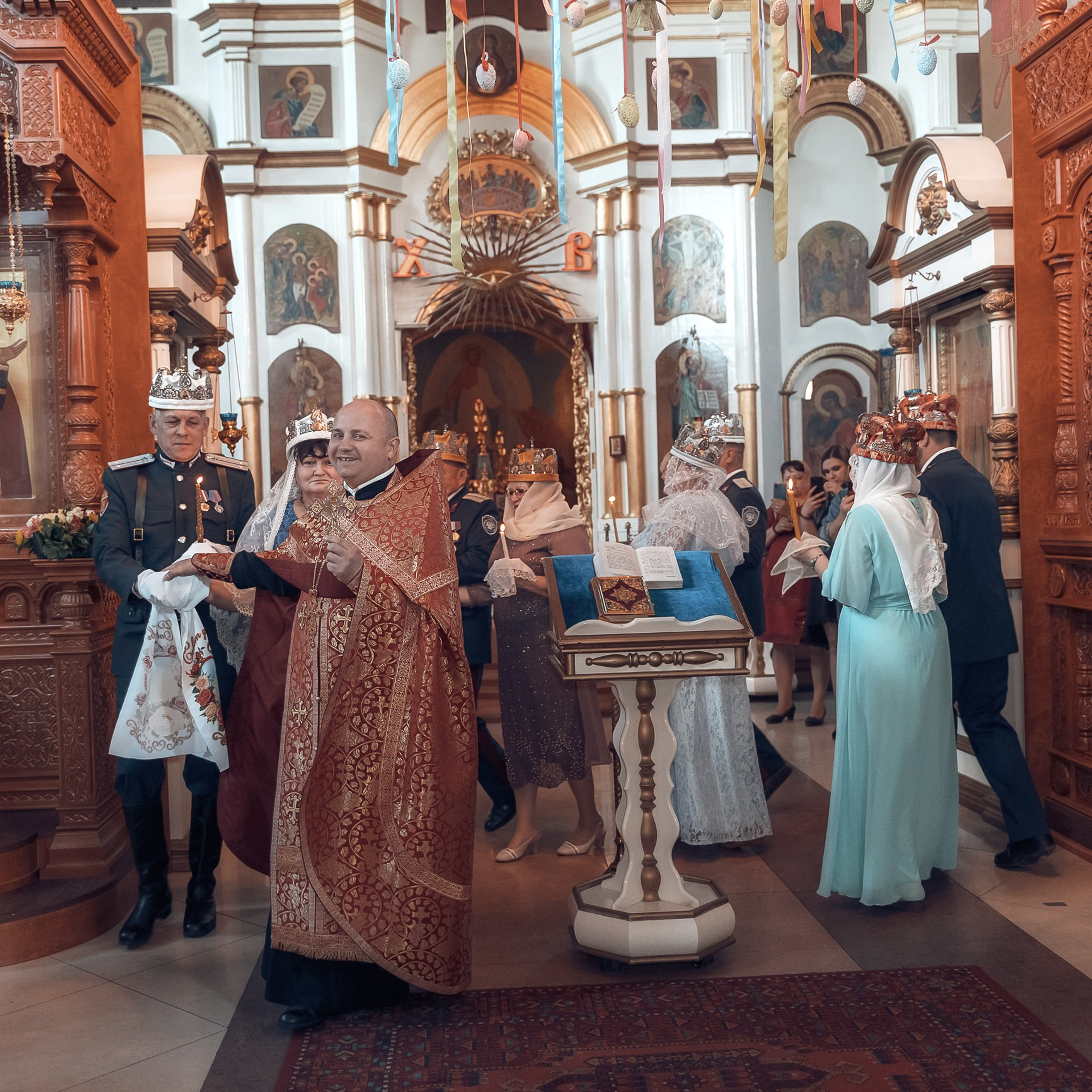 Венчание в храме Матери Божьей Нечаянная Радость г. Новомосковск