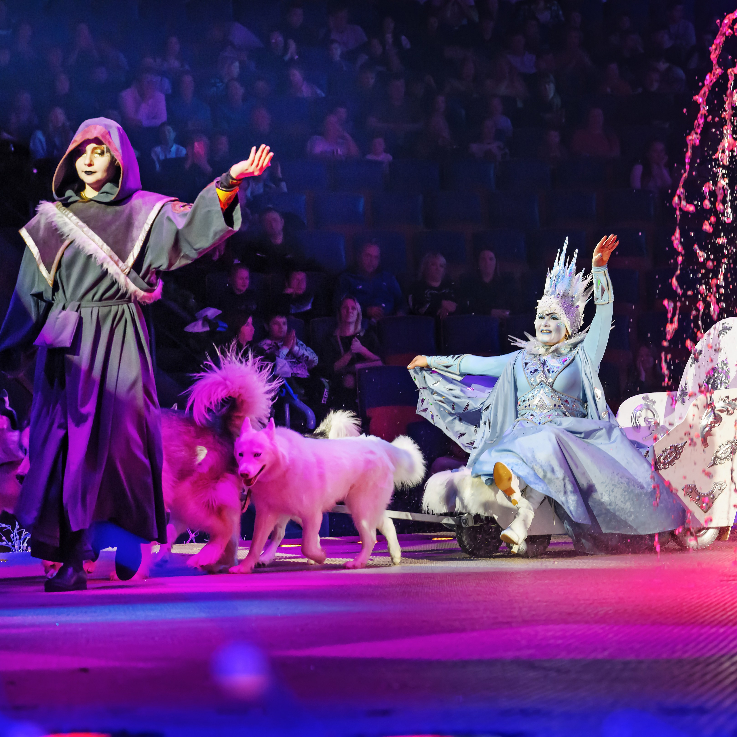 «13 месяцев. Шоу ледяных фонтанов»❄💙. Фотограф Андрей Пухов (Jazz)