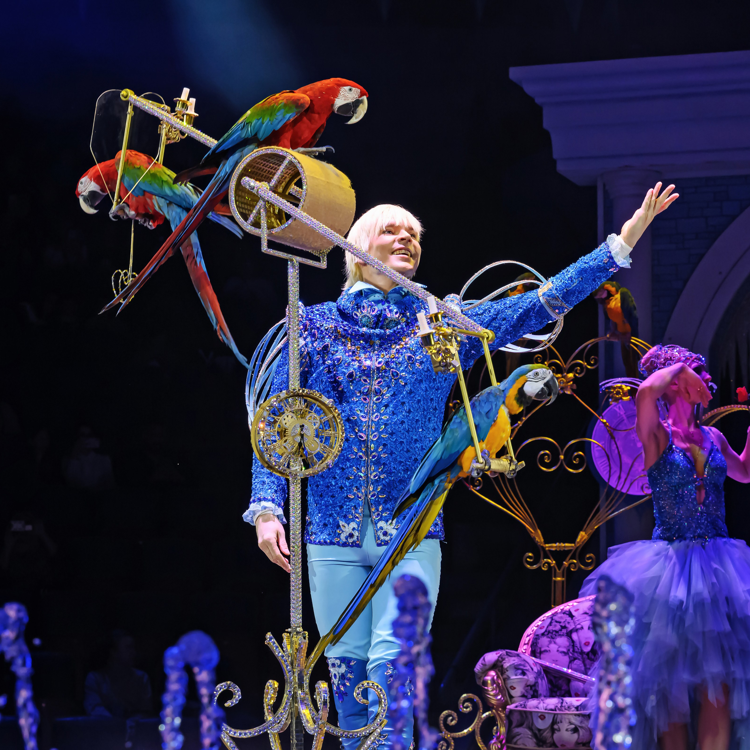 «13 месяцев. Шоу ледяных фонтанов»❄💙. Фотограф Андрей Пухов (Jazz)