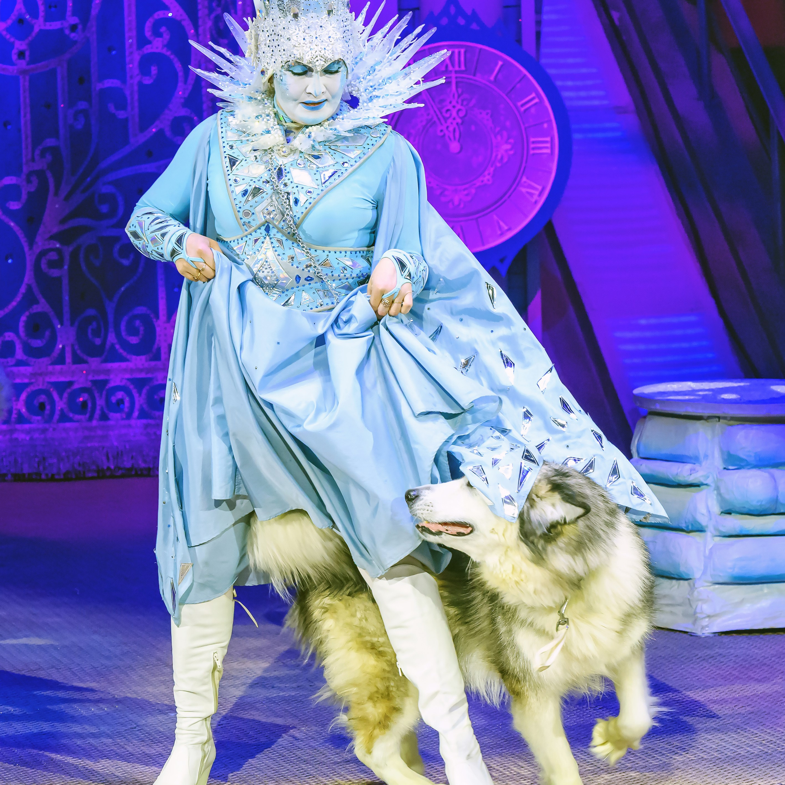 «13 месяцев. Шоу ледяных фонтанов»❄💙. Фотограф Андрей Пухов (Jazz)