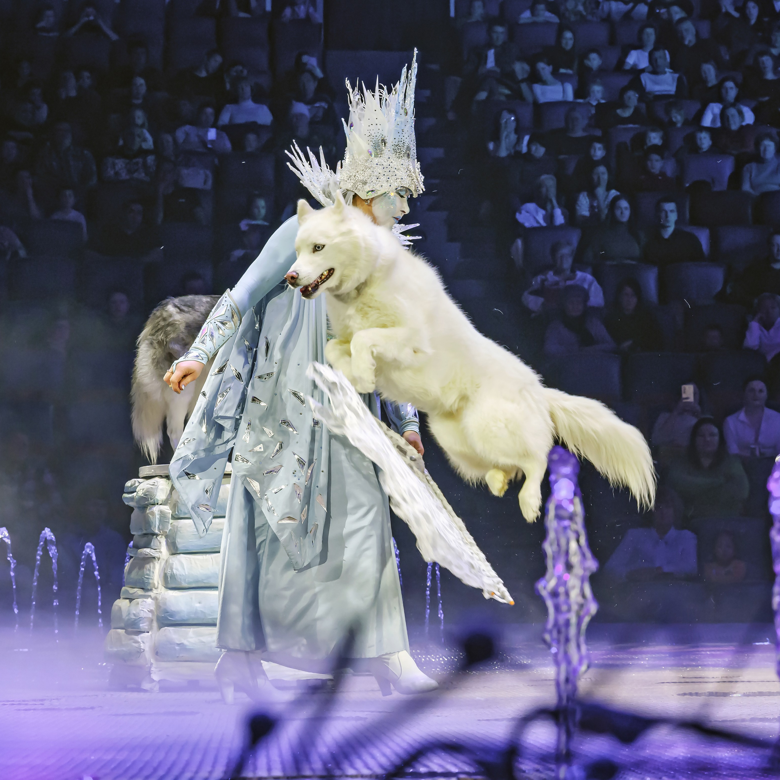 «13 месяцев. Шоу ледяных фонтанов»❄💙. Фотограф Андрей Пухов (Jazz)