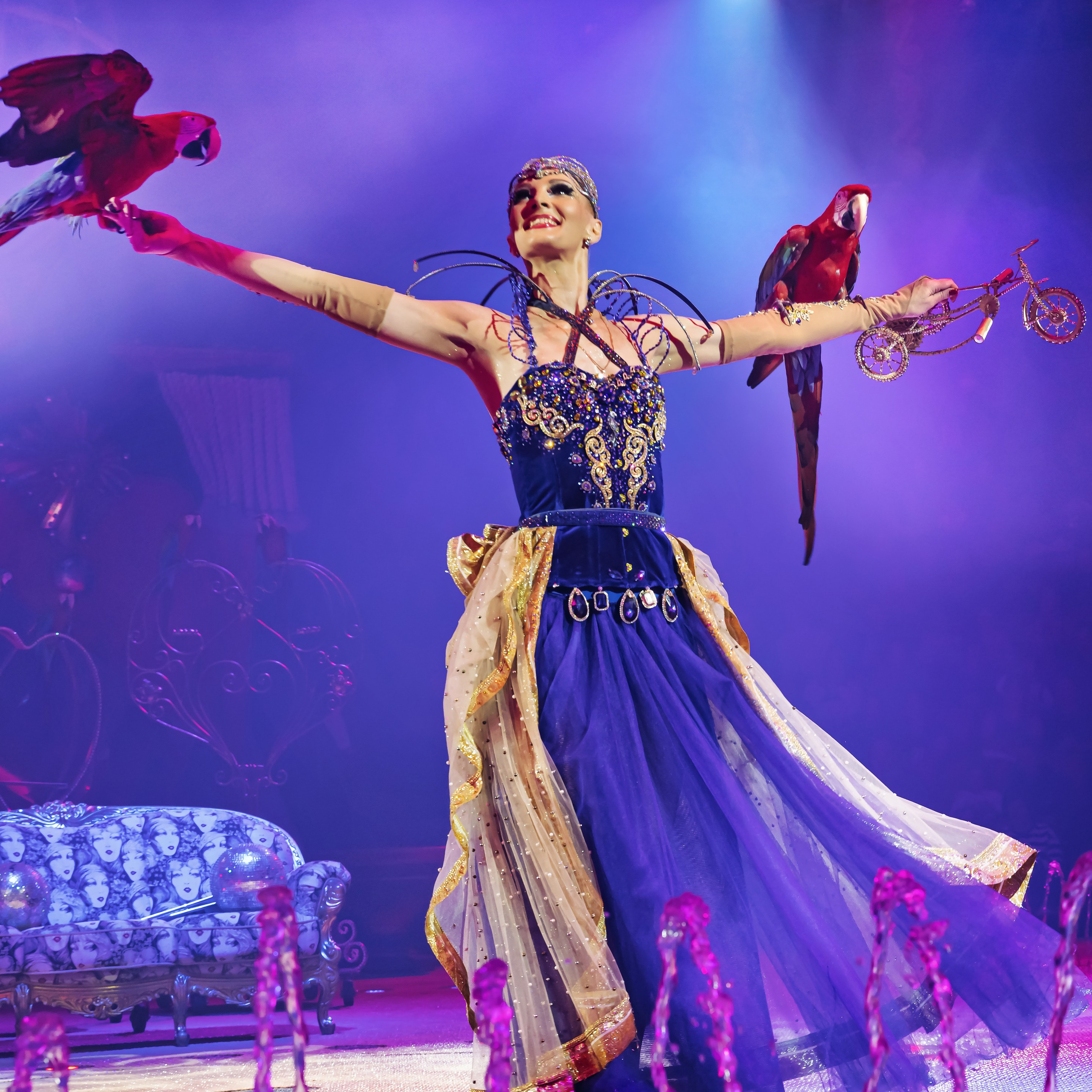 Шоу фонтанов «Принц цирка» 🎪 09.11.2024. Фотограф Андрей Пухов (Jazz)