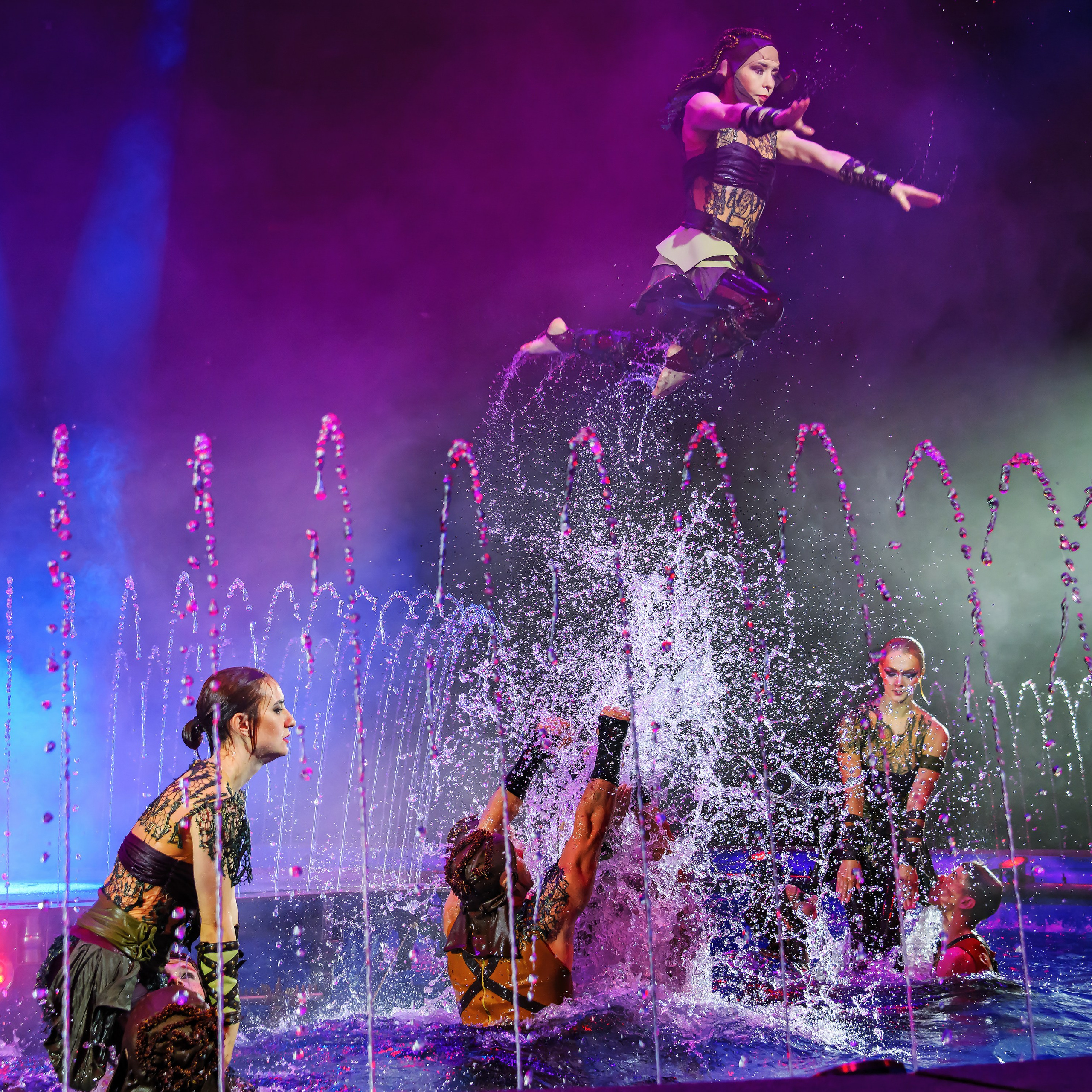 🎪 «Цирк на воде💦 🏰Царство фонтанов**»✨🌊🎭. Фотограф Андрей Пухов (Jazz)