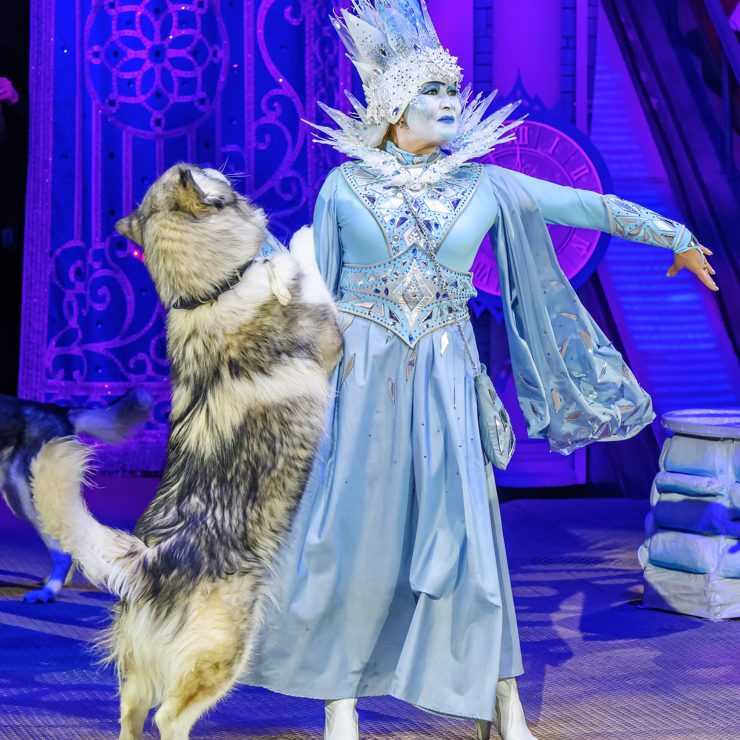 «13 месяцев. Шоу ледяных фонтанов»❄💙. Фотограф Андрей Пухов (Jazz)