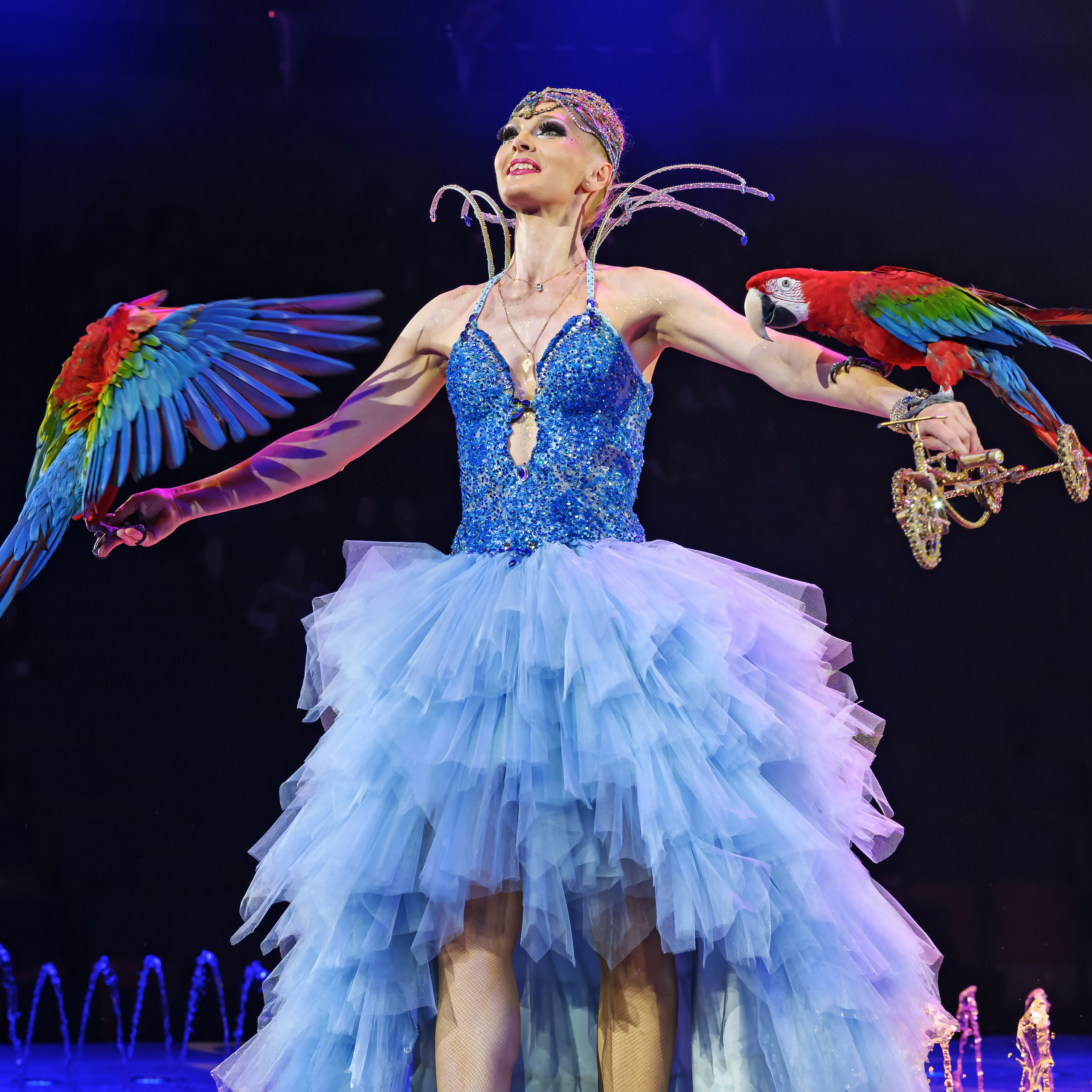 «13 месяцев. Шоу ледяных фонтанов»❄💙. Фотограф Андрей Пухов (Jazz)