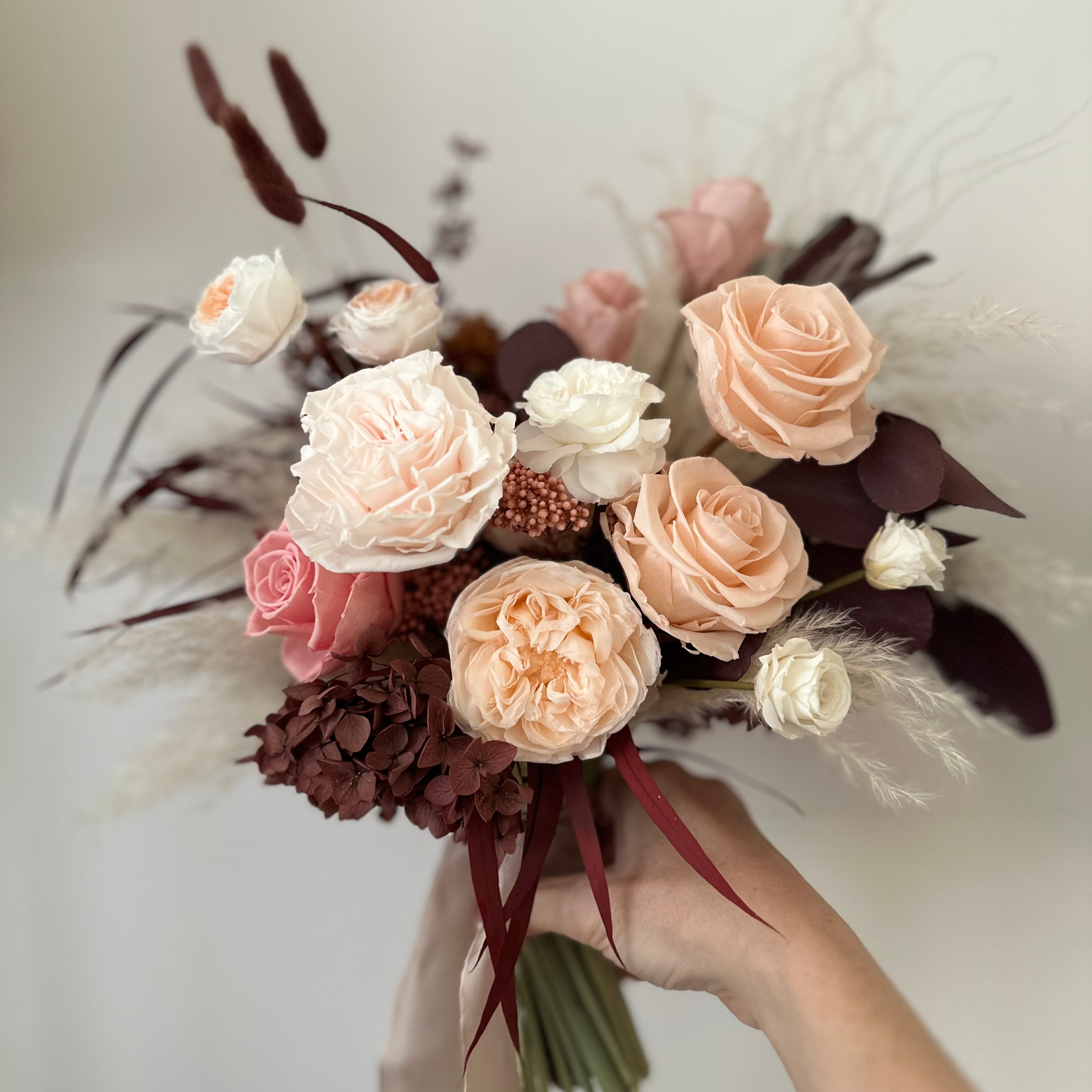 Примеры букетов. Стабилизированные цветы Букеты Москва