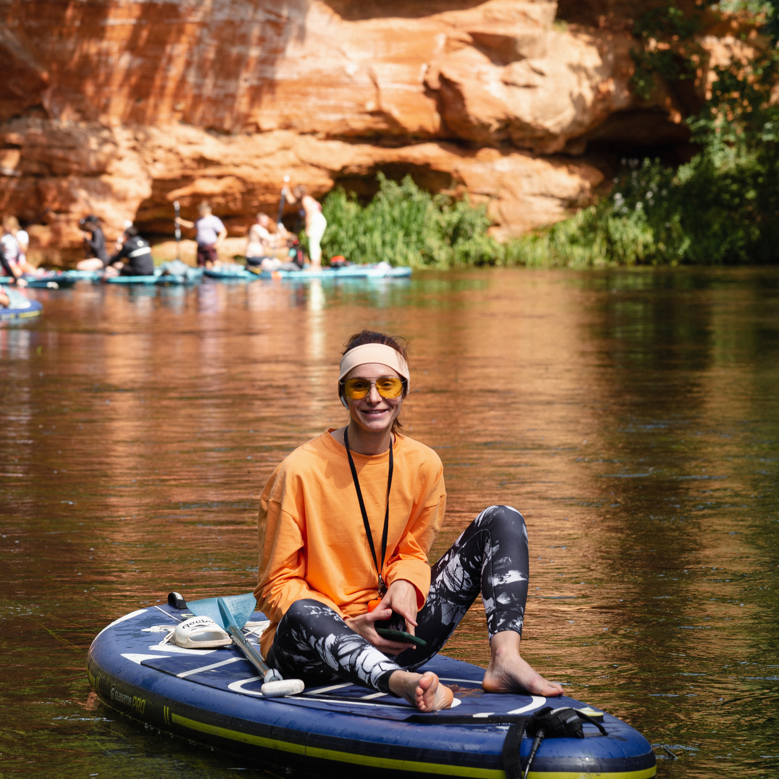 Сплавы на сапах по р. Оредеж