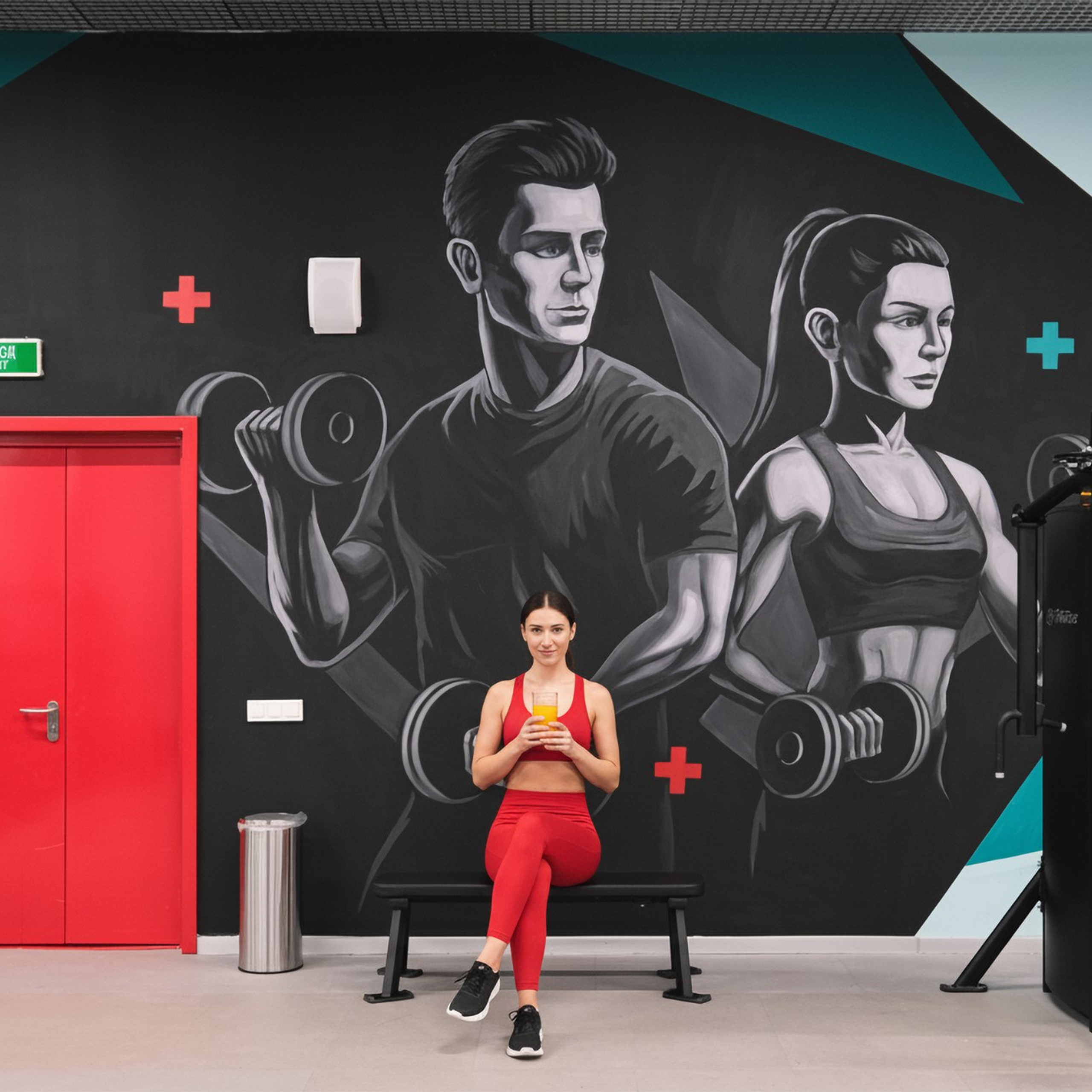 Фотосъемка интерьера спортивного центра