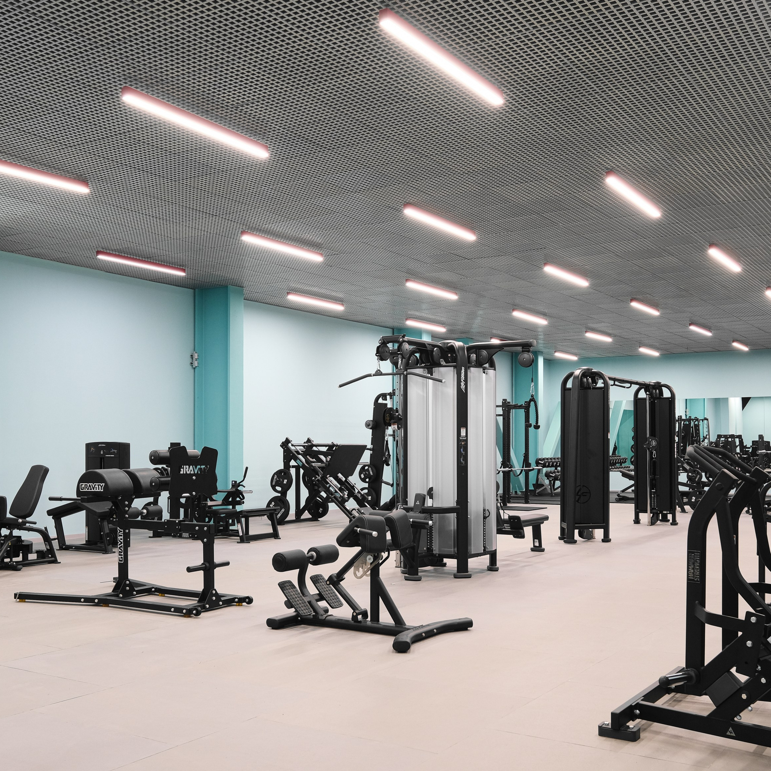 Фотосъемка интерьера спортивного центра