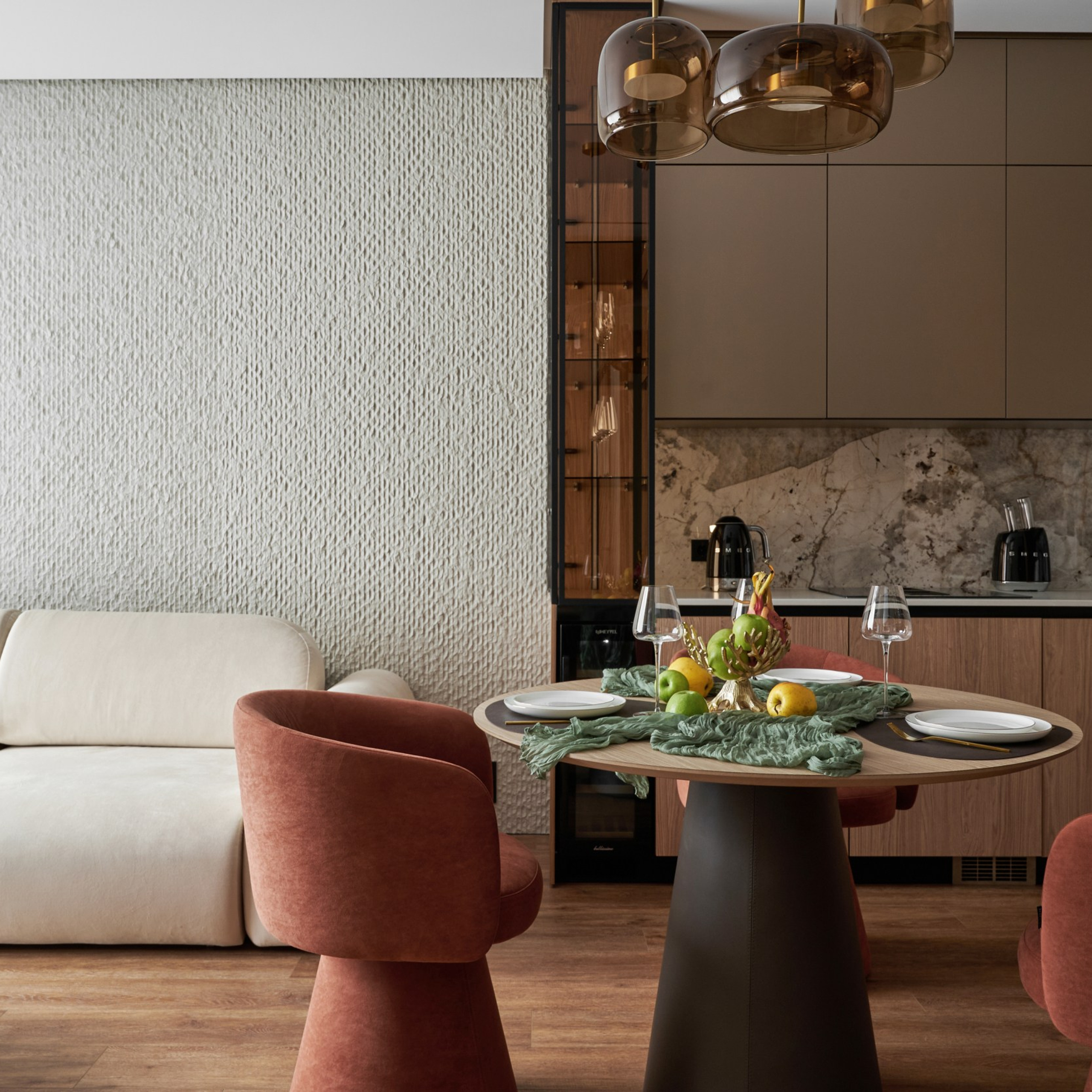 Интерьерьная фотосъемка интерьера квартиры для портфолио дизайнера