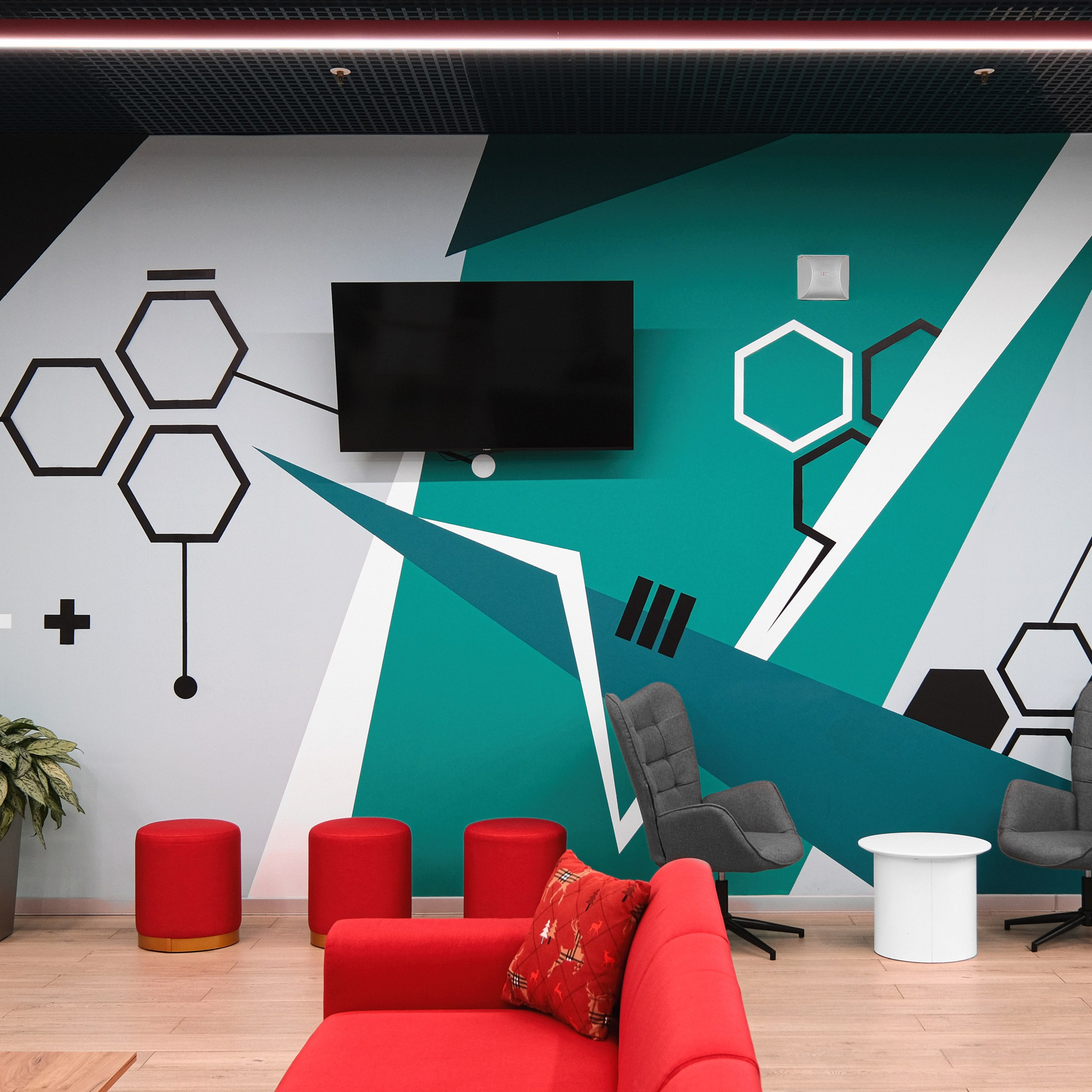 Фотосъемка росписи стен интерьера