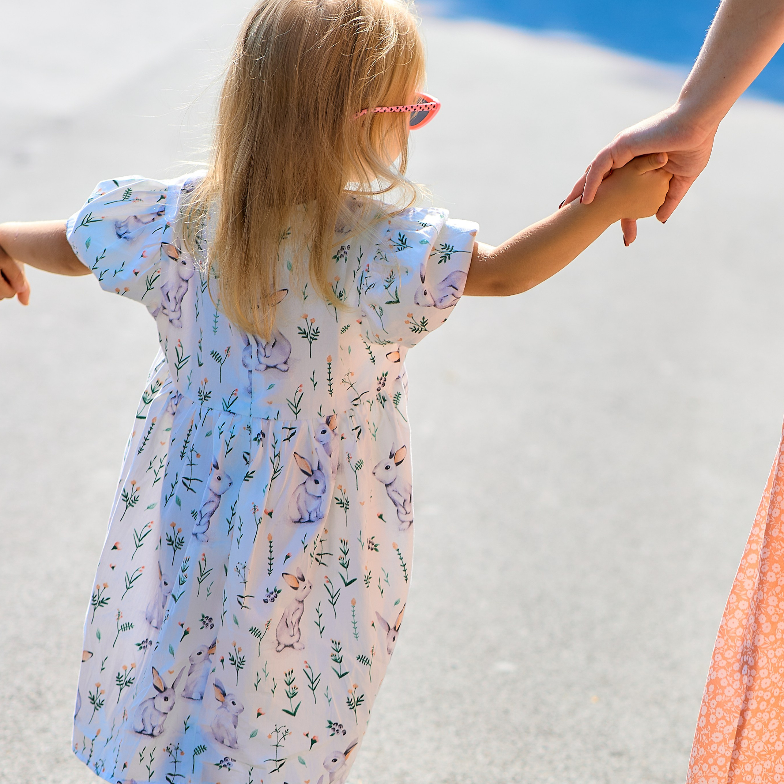 Летняя семейная фотосессия на улице