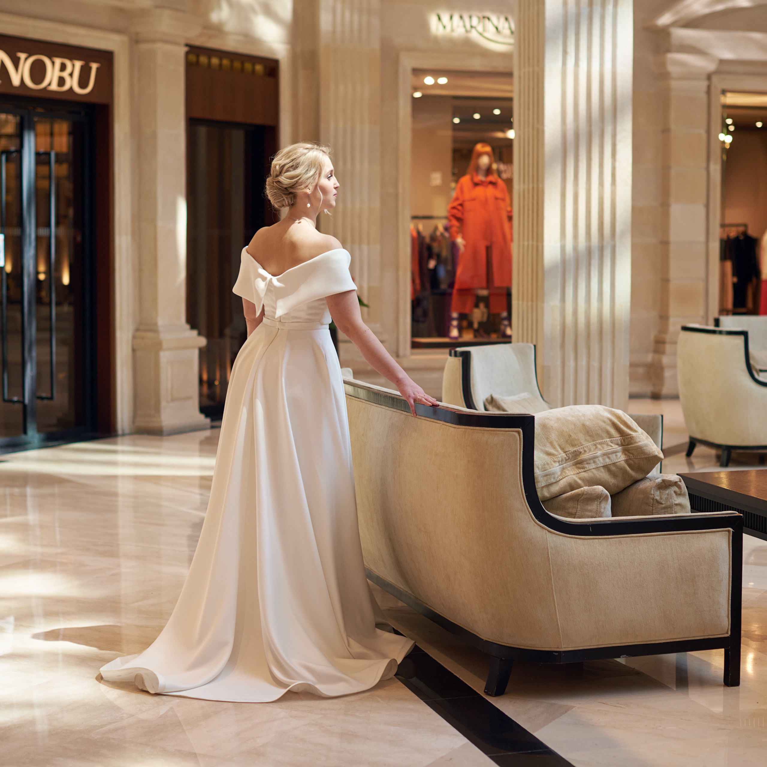 Невеста в нежном и романтическом образе в Крокус сити