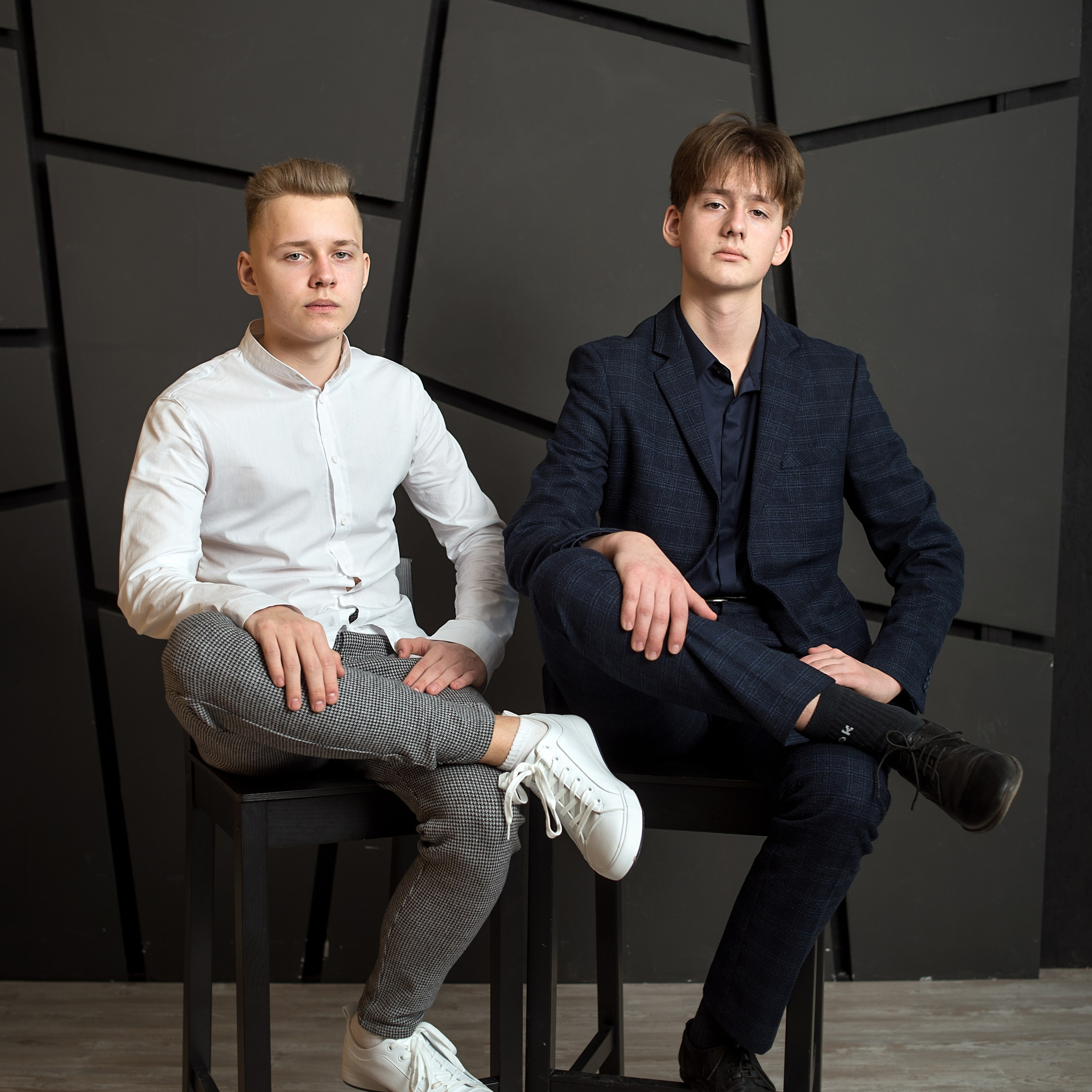 пример съемки старшеклассников для альбома с наполнение «премиум» стиль съемки классический