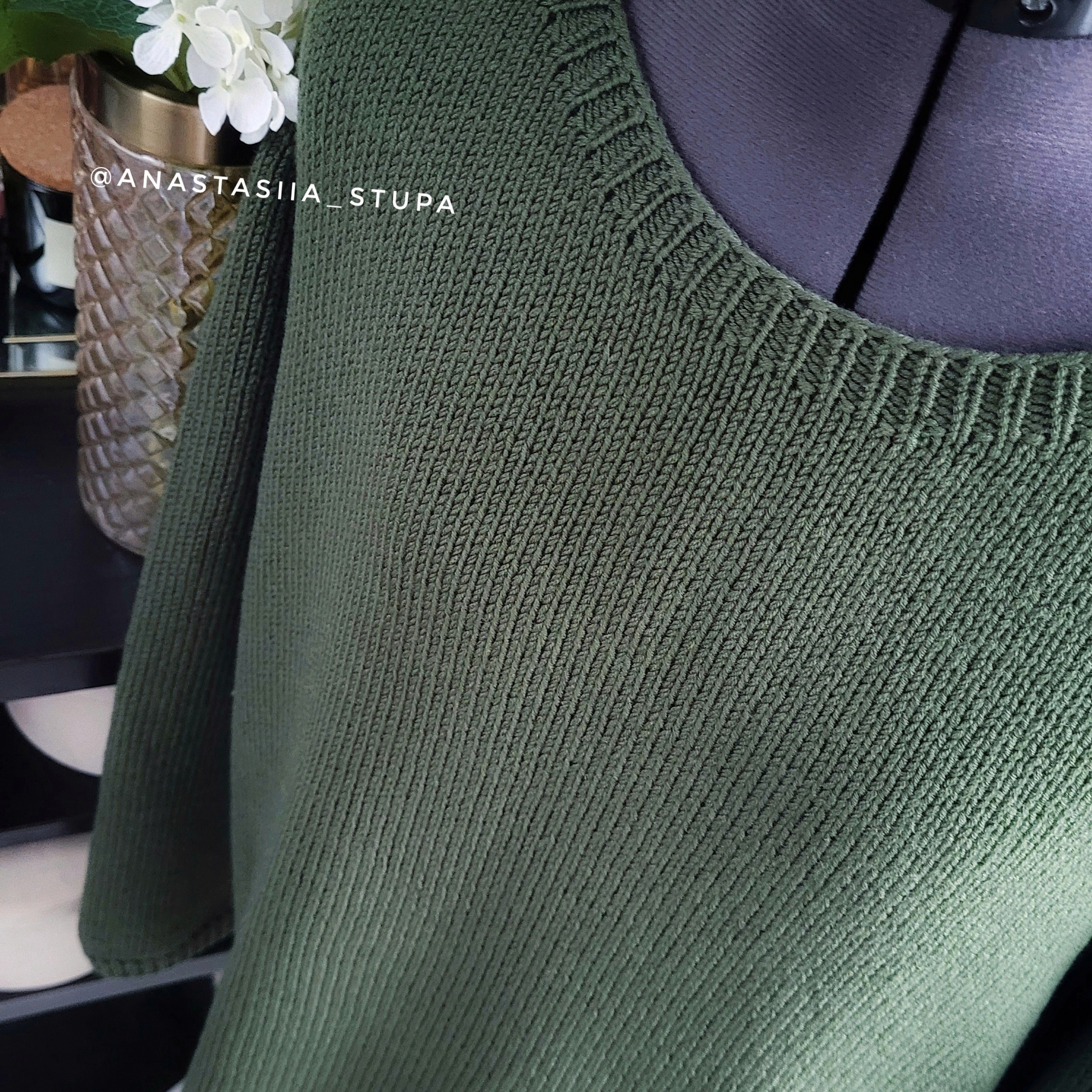 МК #джемпер_Oliviya. Вязанные изделия ручной работы на заказ